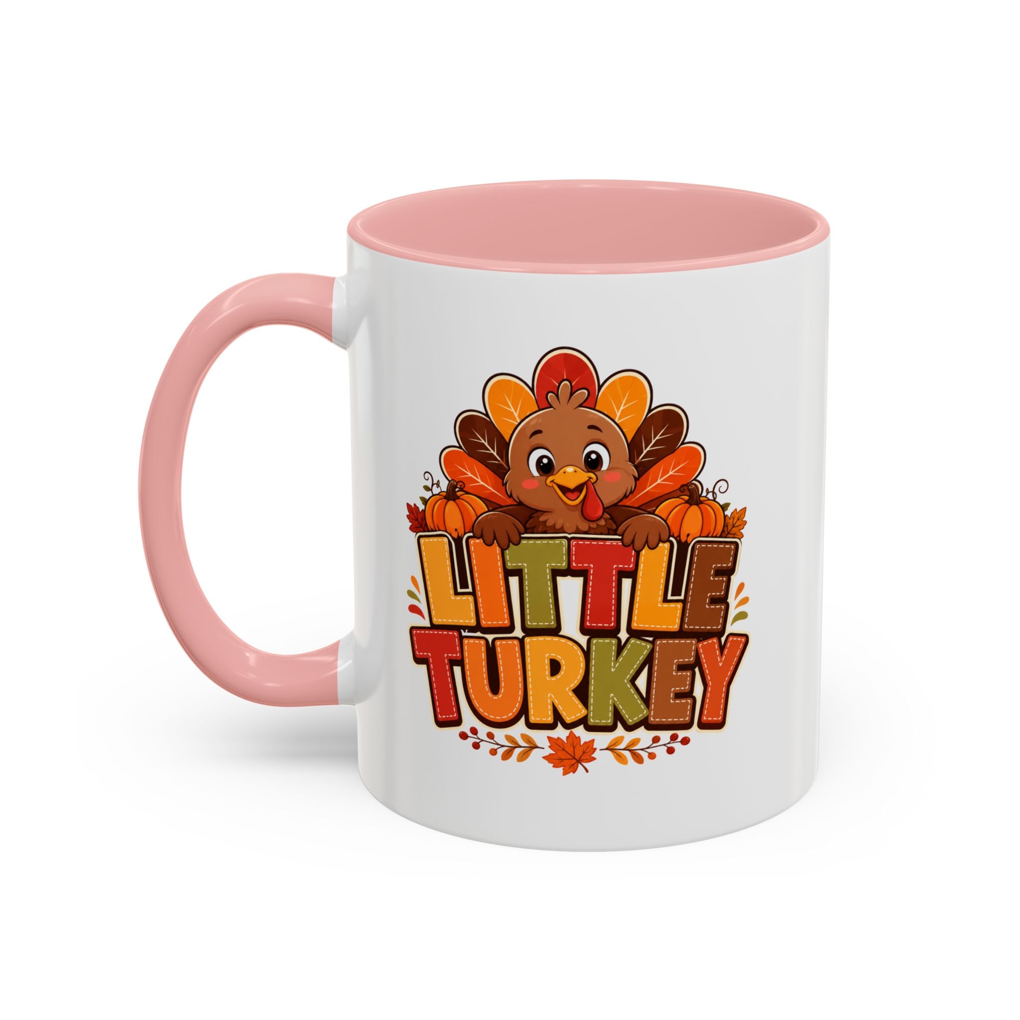 Thanksgiving Mug Little Turkey Coffee Mug — Cute Thanksgiving Kid Mug
