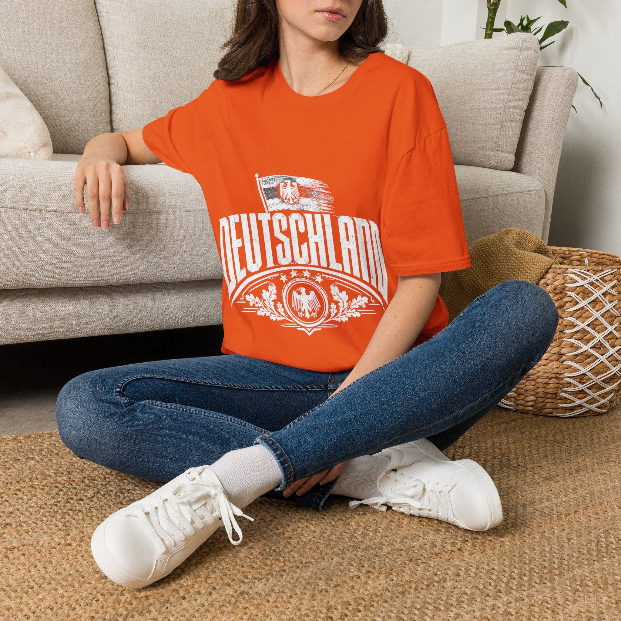 Germany Deutschland T-Shirt — Vintage German Crest Soccer Fan Tee