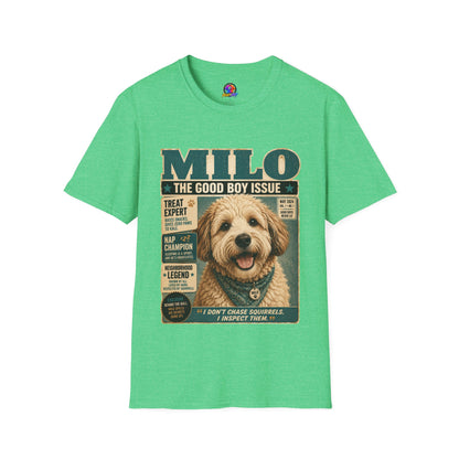 Milo 'The Good Boy Issue' Dog Magazine T-Shirt