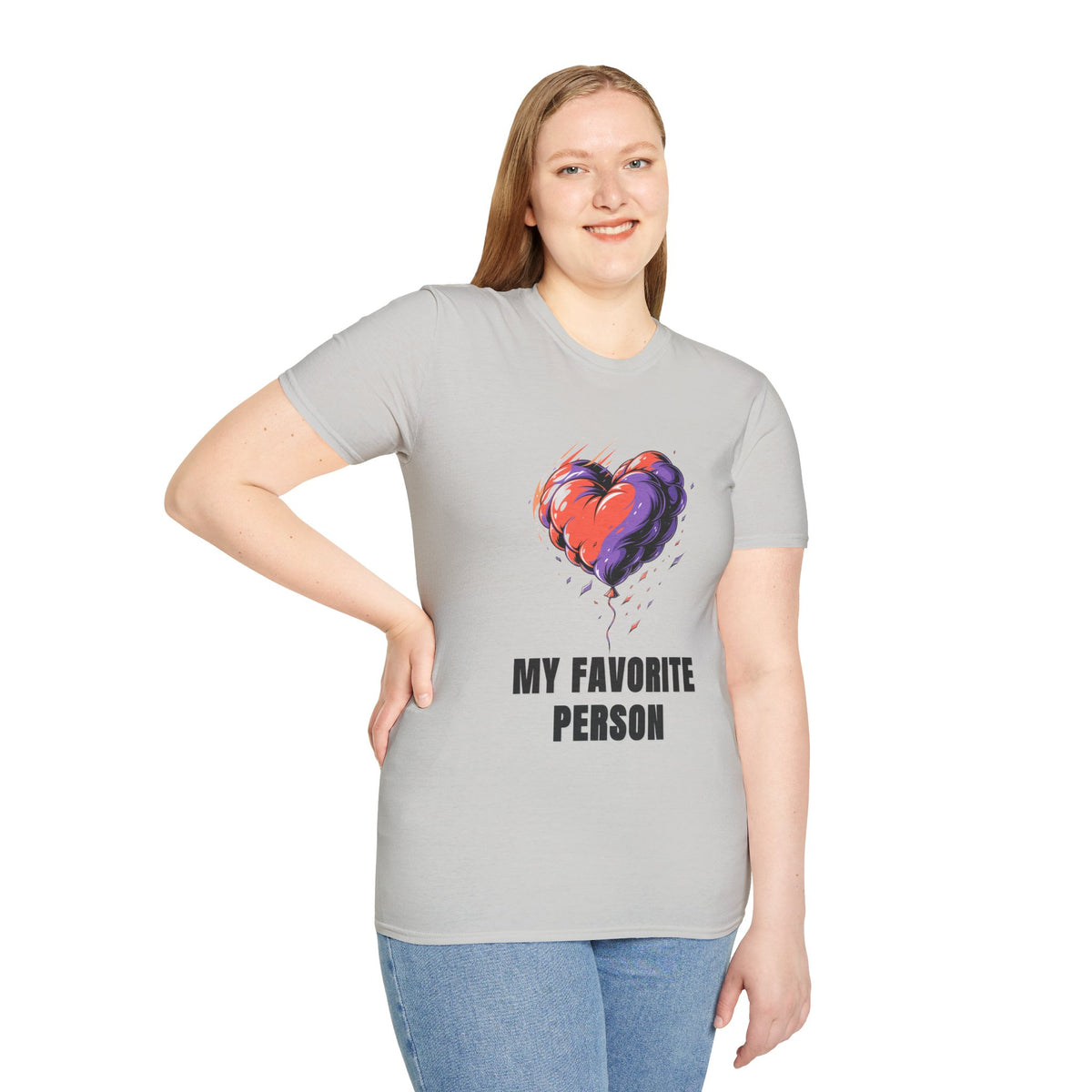 Heart Graphic T-Shirt — "My Favorite Person" Casual Tee - Trending Now - August 2026