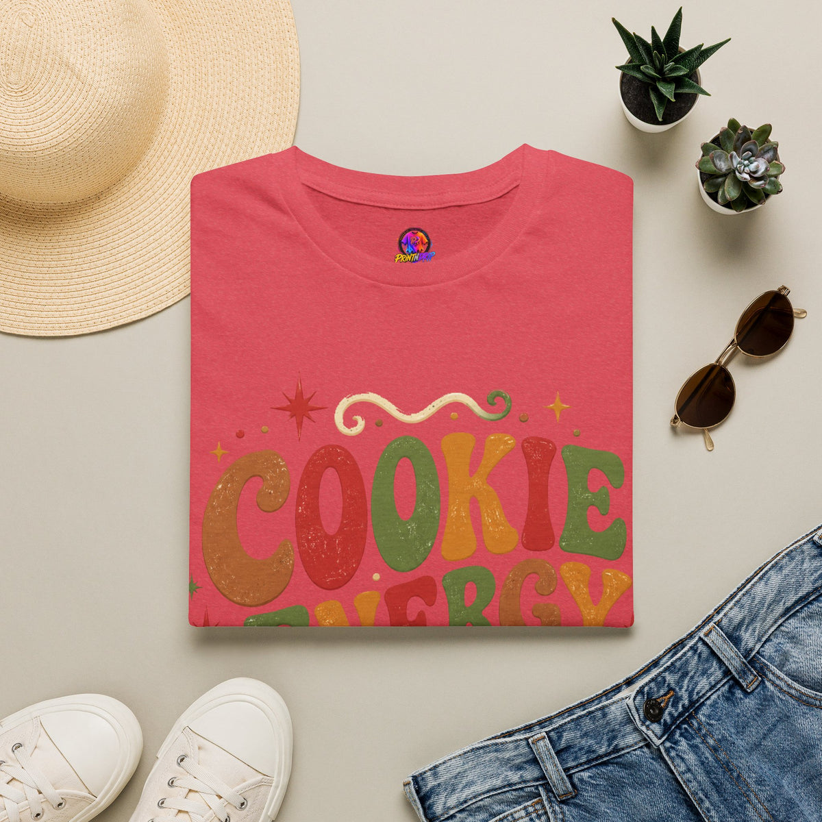 Cookie Energy Only T-Shirt — Festive Gingerbread Holiday Tee