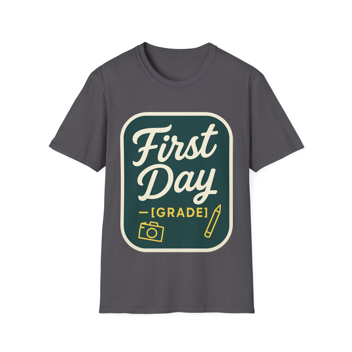 First Day T-Shirt — Retro "First Day (Grade 1)" Back-to-School Tee - Trending Now - August 2026