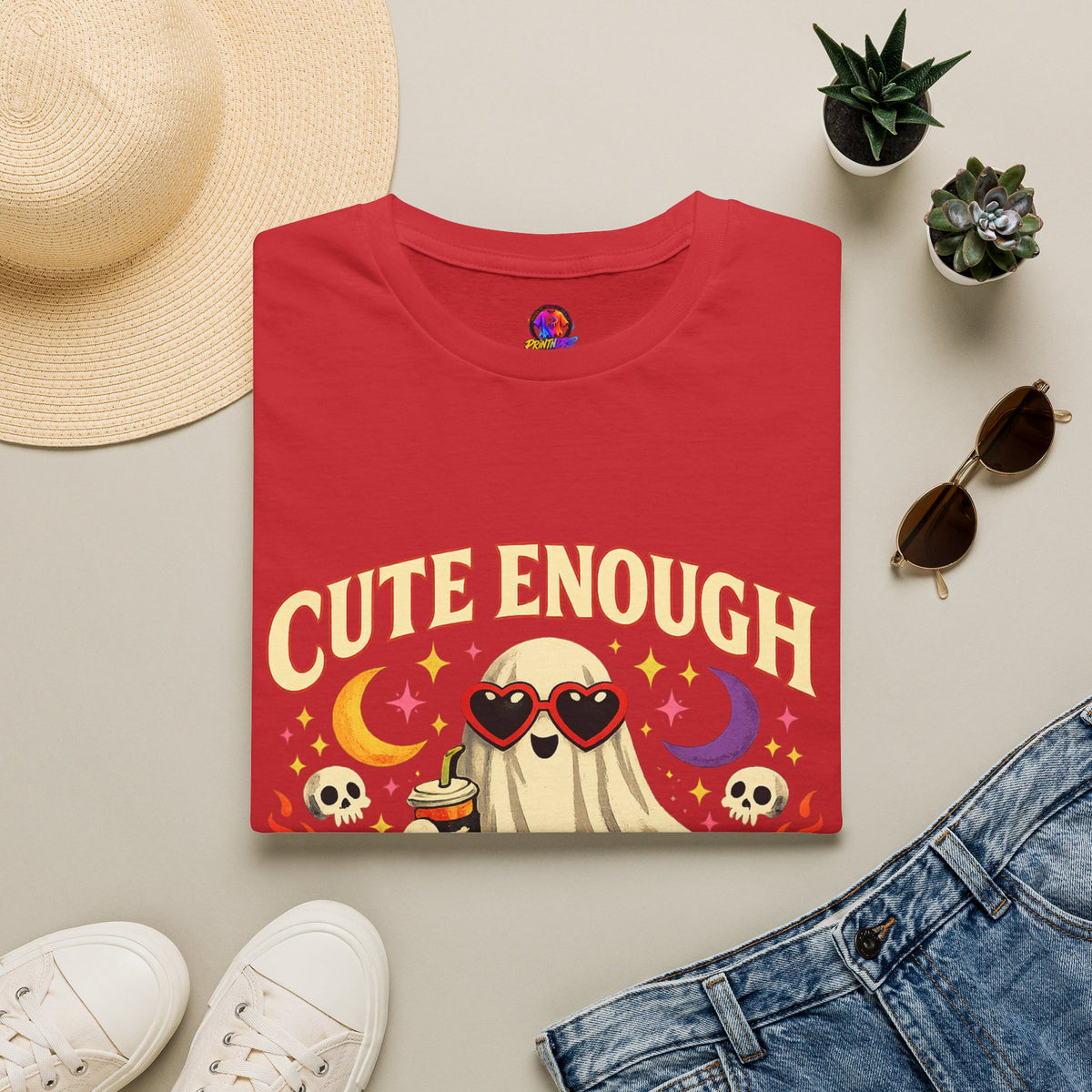 Halloween Cute Enough Unisex Softstyle T-Shirt