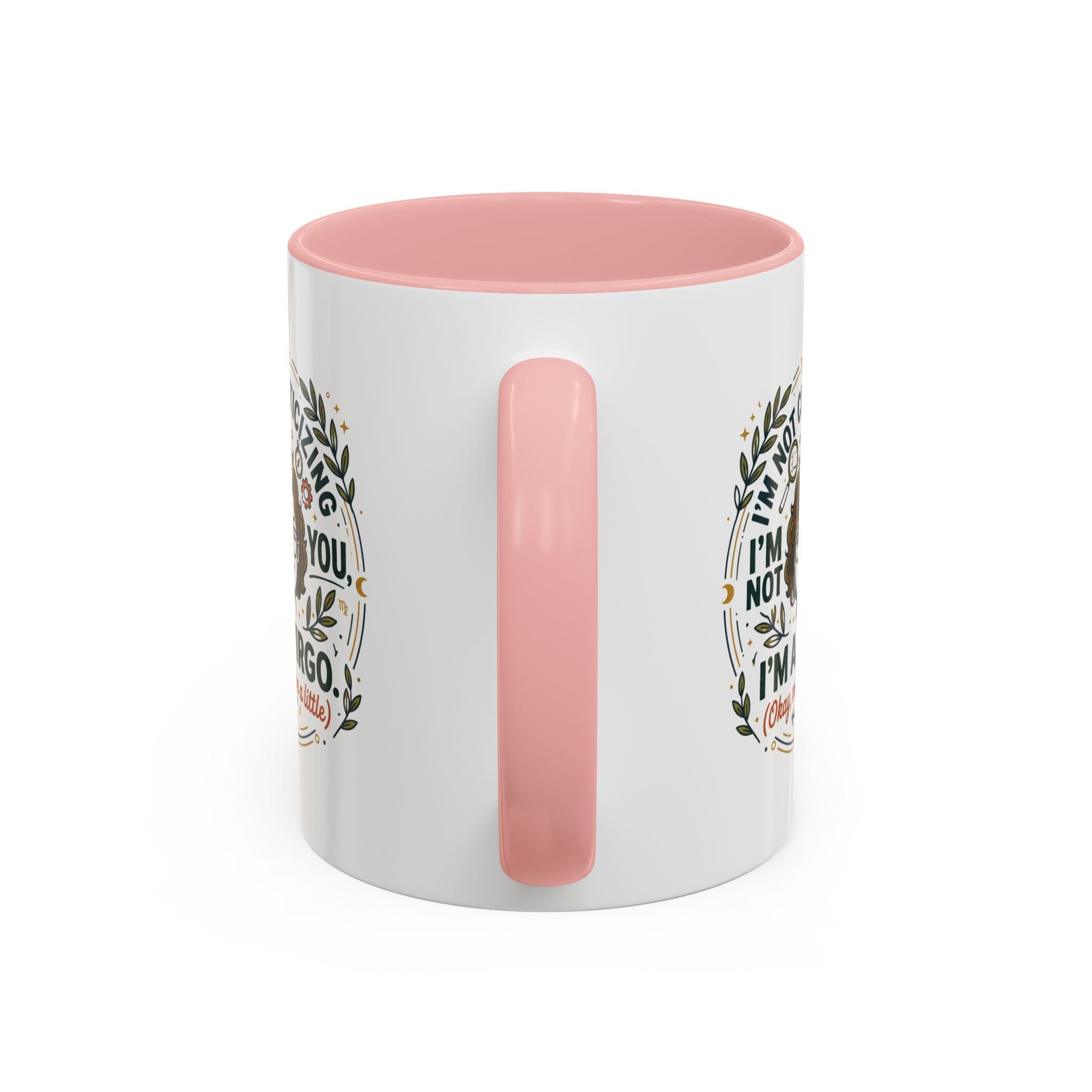 Virgo Coffee Mug - "I'm Not Criticizing, I'm a Virgo" Accent Ceramic Mug (11/15oz)