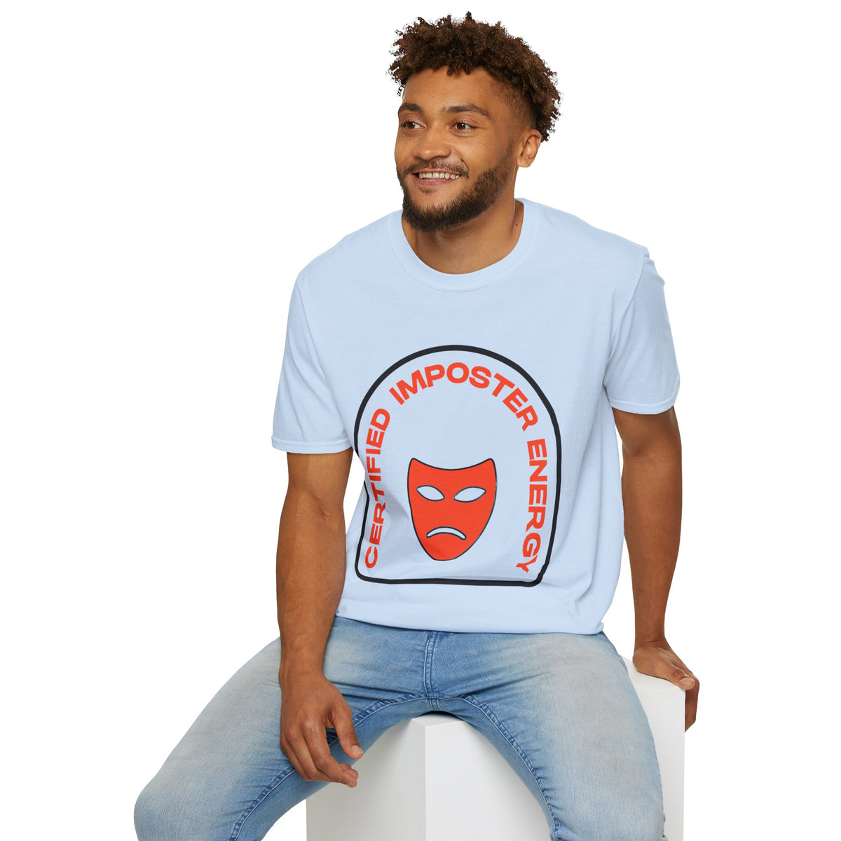 Certified Imposter Energy T-Shirt — Funny Sarcastic Graphic Tee - Trending Now - August 2026