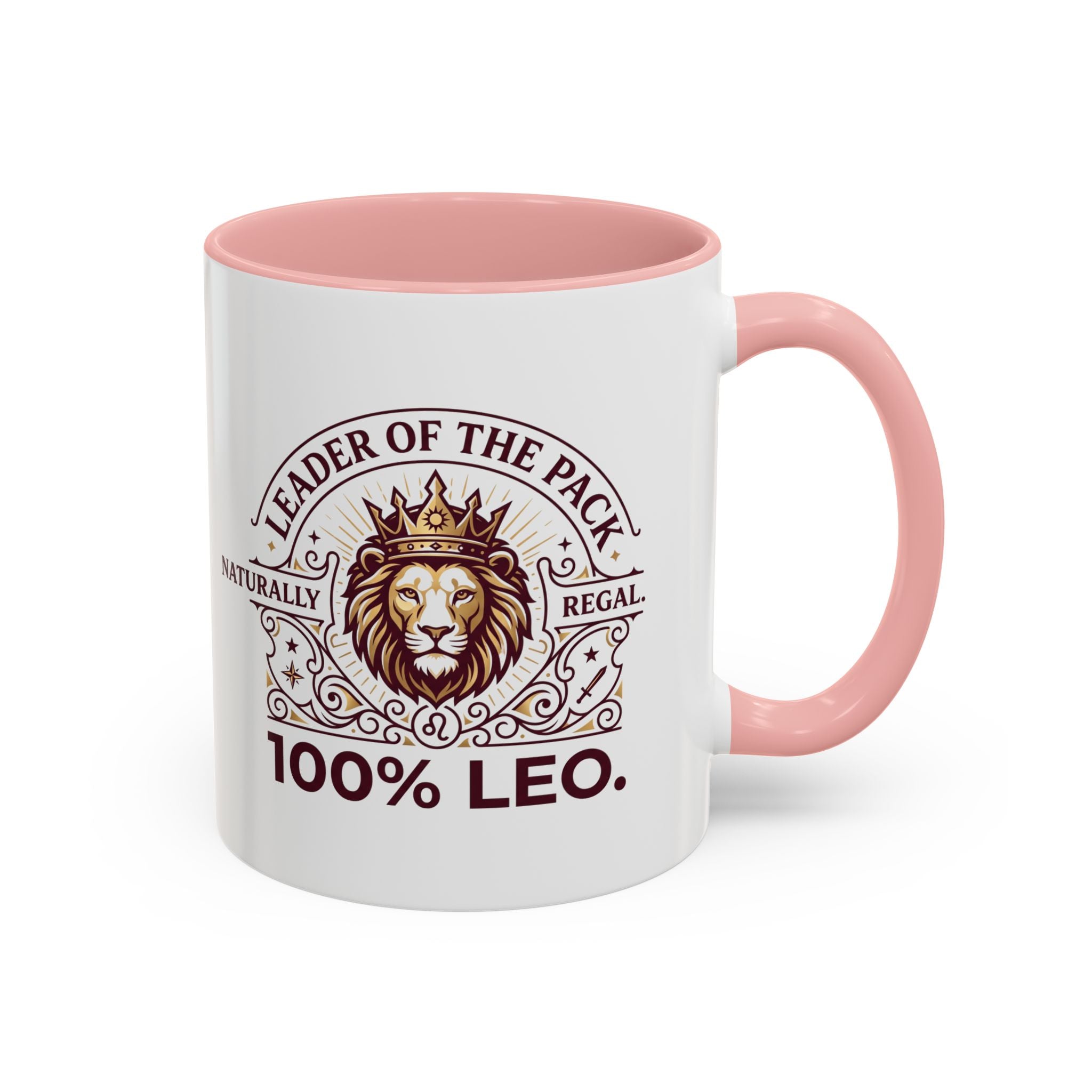 Leo Coffee Mug — 'Leader of the Pack' 100% Leo Zodiac Accent Mug