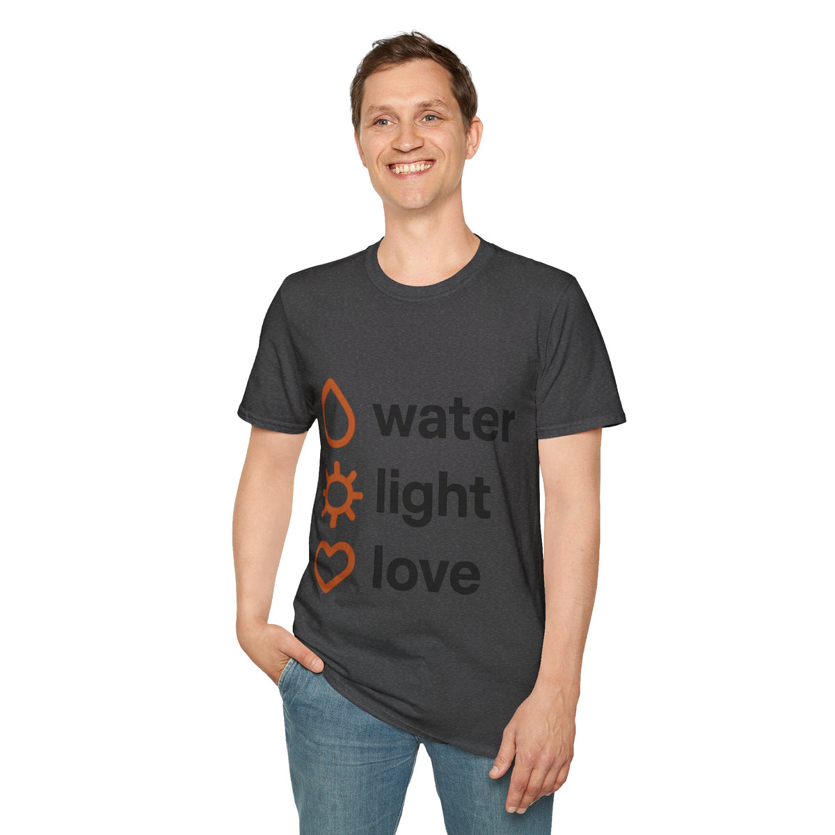 Minimalist Water Light Love Self Care Graphic Tee - Trending Now - September 2026