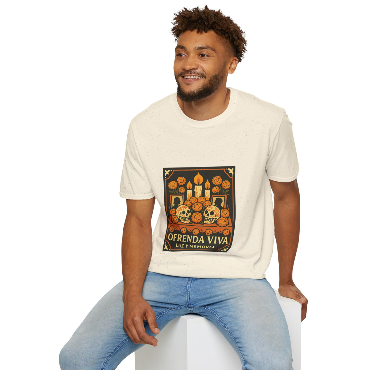 Day of the Dead T-Shirt — 'Ofrenda Viva' Calavera Altar Design - Trending Now - October 2026