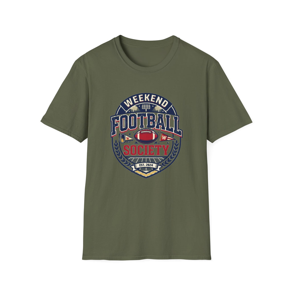 Weekend Football Pocket Graphic T‑Shirt — Retro American Football Logo Tee - Trending Now - August 2026