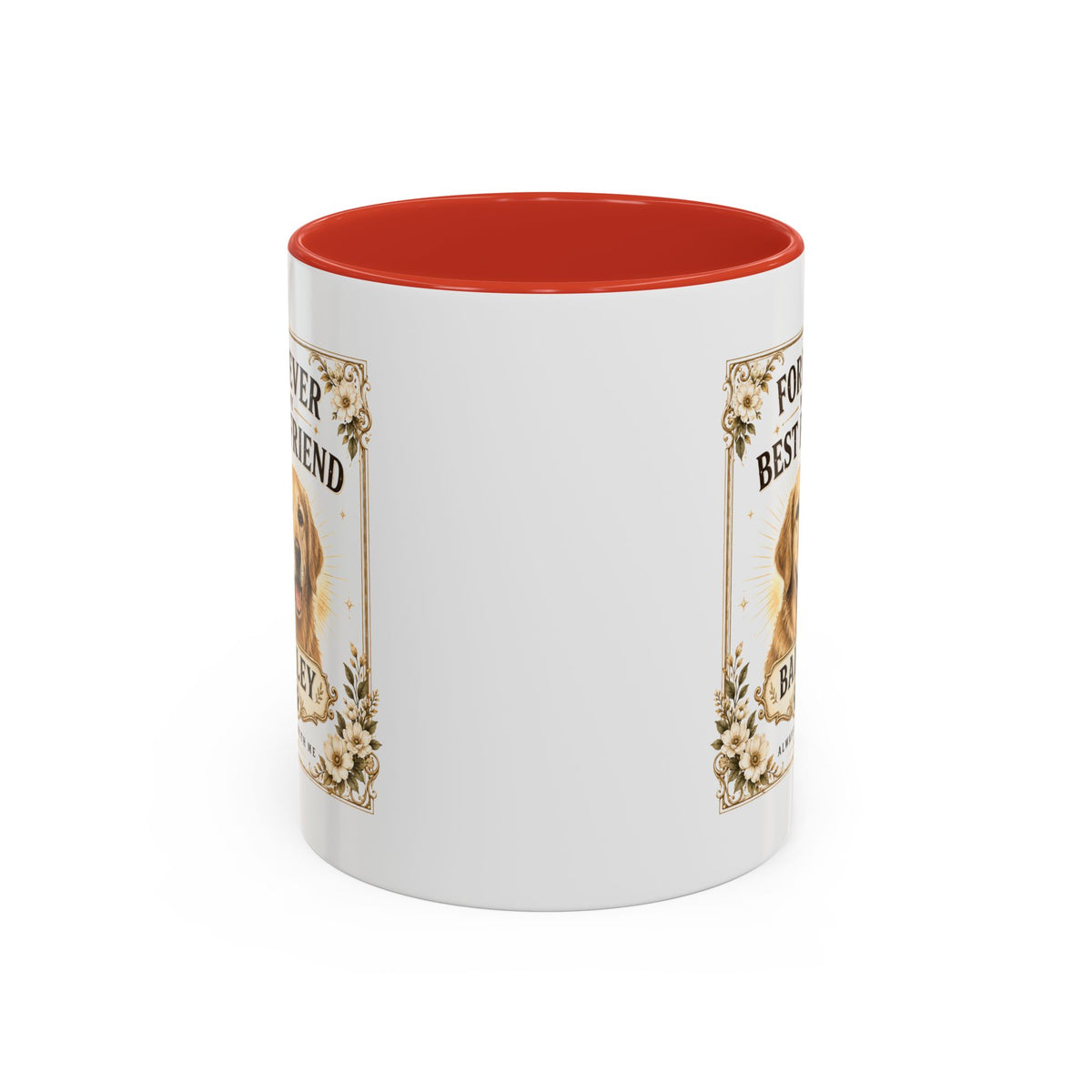 Milo Bailey Dog Dad Mom Forever My Best Friend Dog Mug — Personalized Golden Retriever Coffee Cup