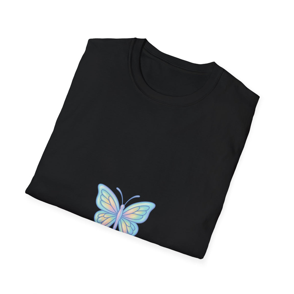 Butterfly Pastel Tee — 'Flutter & Fly' Small Chest Graphic T-Shirt - Trending Now - October 2026