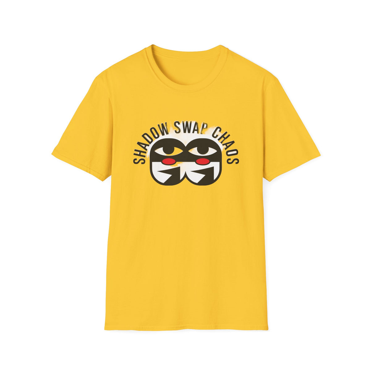 Shadow Swap Chaos T-Shirt — Graphic Anime Mask Tee - Trending Now - August 2026