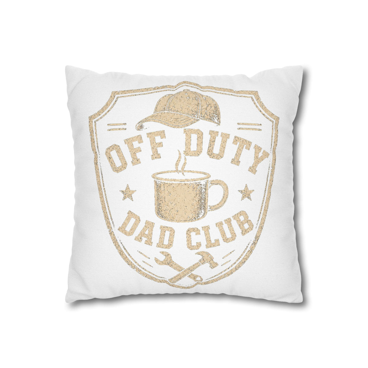 Off Duty Dad Club Decorative Pillowcase