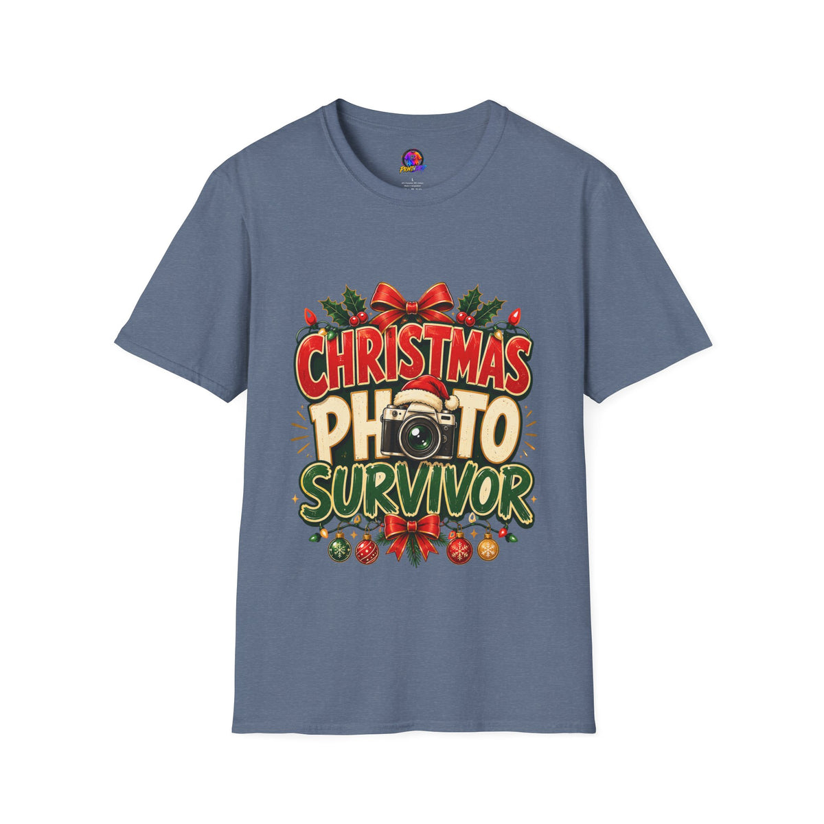 Christmas Photo Survivor T-Shirt — Funny Holiday Graphic Tee