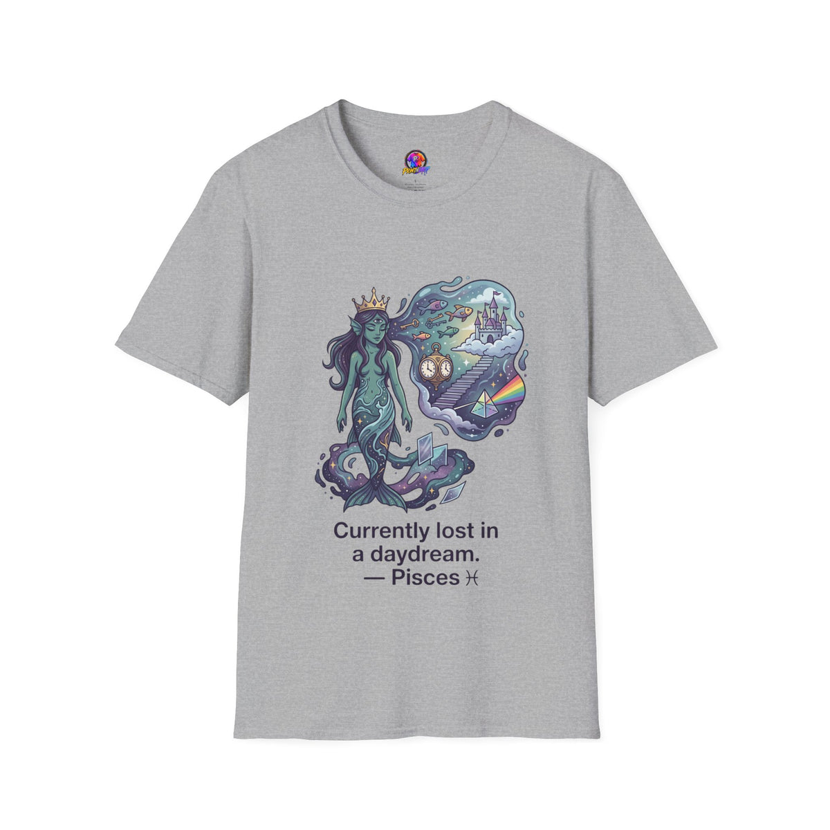 Pisces Daydream T-Shirt — 'Currently Lost in a Daydream' Zodiac Graphic Tee