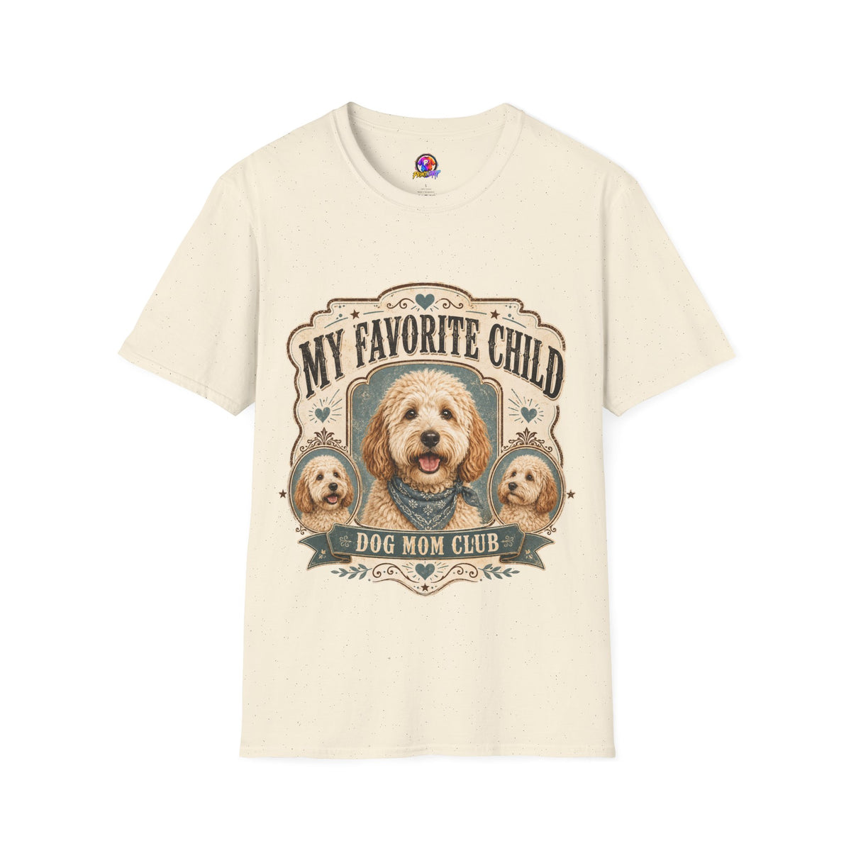 T-Shirt — "My Favorite Child" Dog Mom Club Graphic Tee