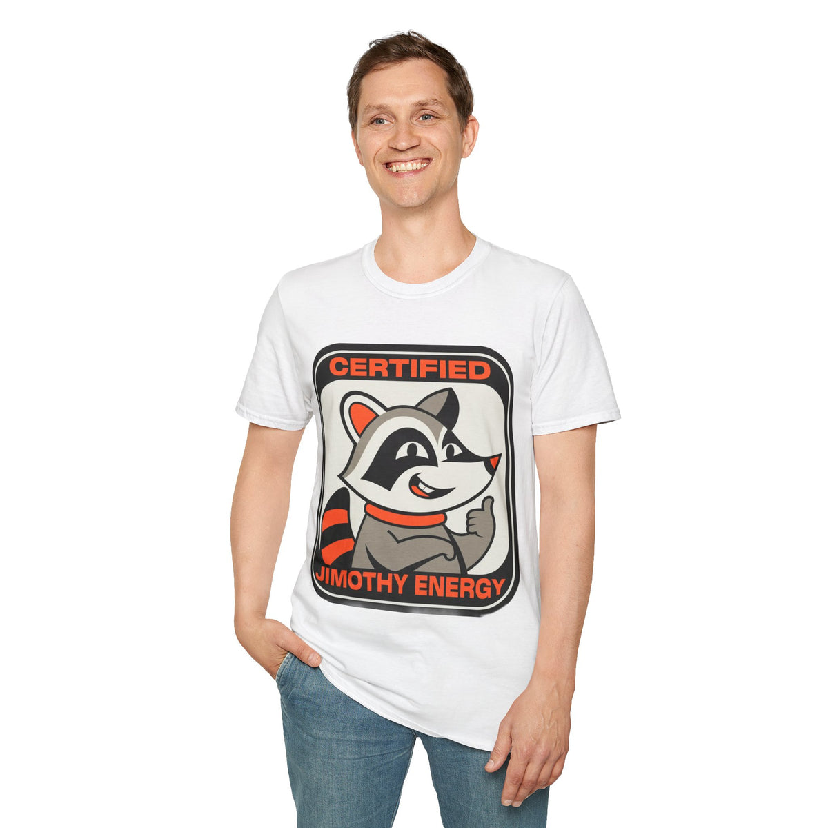 Certified Timothy Energies T-Shirt — Retro Raccoon Graphic Tee - Trending Now - August 2026