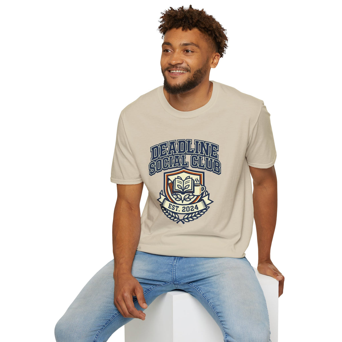 Deadline Social Club T-Shirt — Retro Collegiate Badge Tee - Trending Now - August 2026