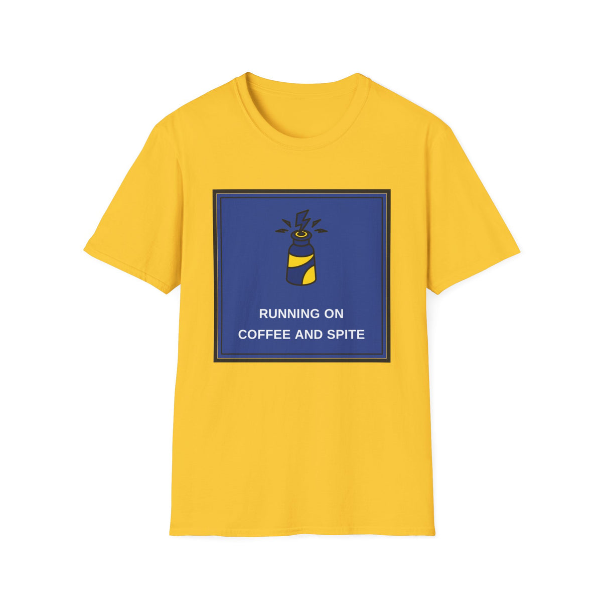 T-Shirt — Running on Coffee and Spite Graphic Tee - Trending Now - August 2026