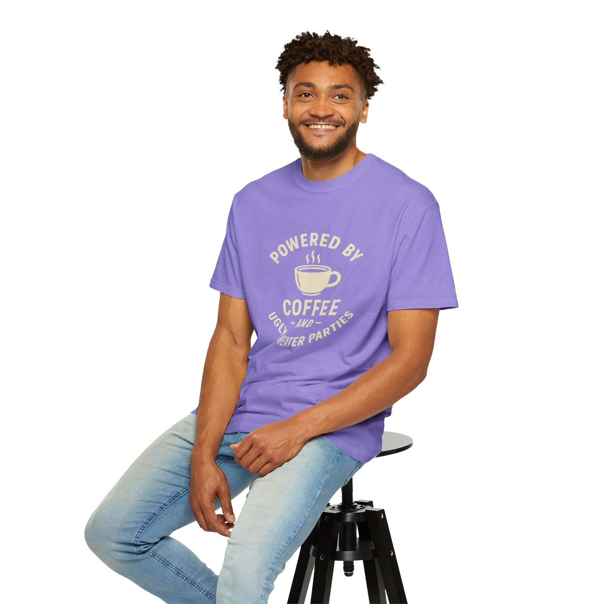 Powered by Coffee T-Shirt — Funny Coffee Lover Tee - Trending Now - October 2026