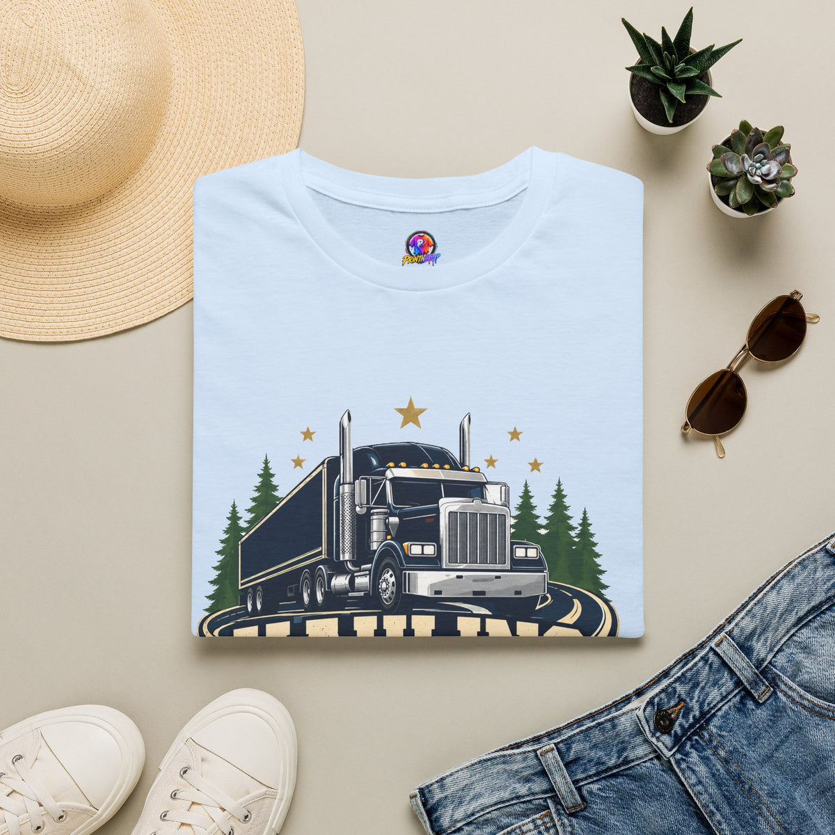 Christmas Truck T‑Shirt — "Hauling Holiday Cheer" Festive Trucker Tee