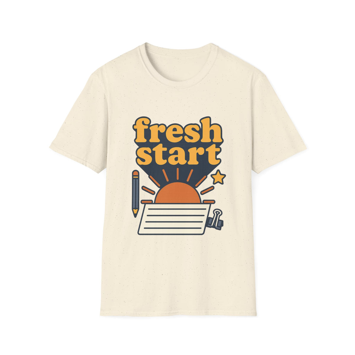 Fresh Start T-Shirt – Retro Sunrise Graphic  - Trending Now - August 2026