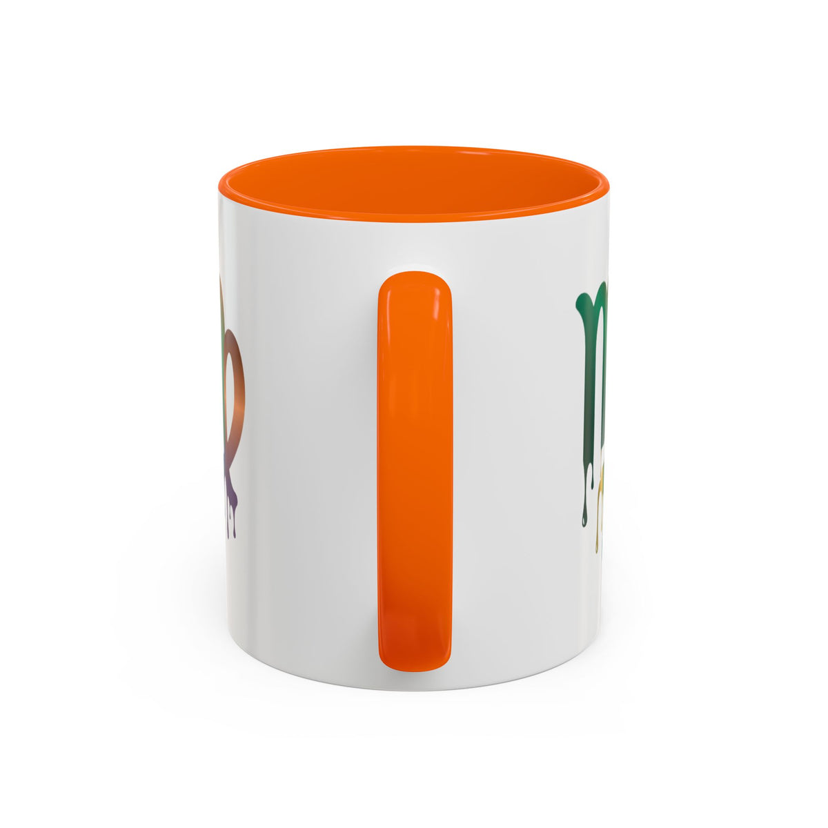Virgo Zodiac Virgo Drip Accent Coffee Mug — Colorful Zodiac Astrology Gift