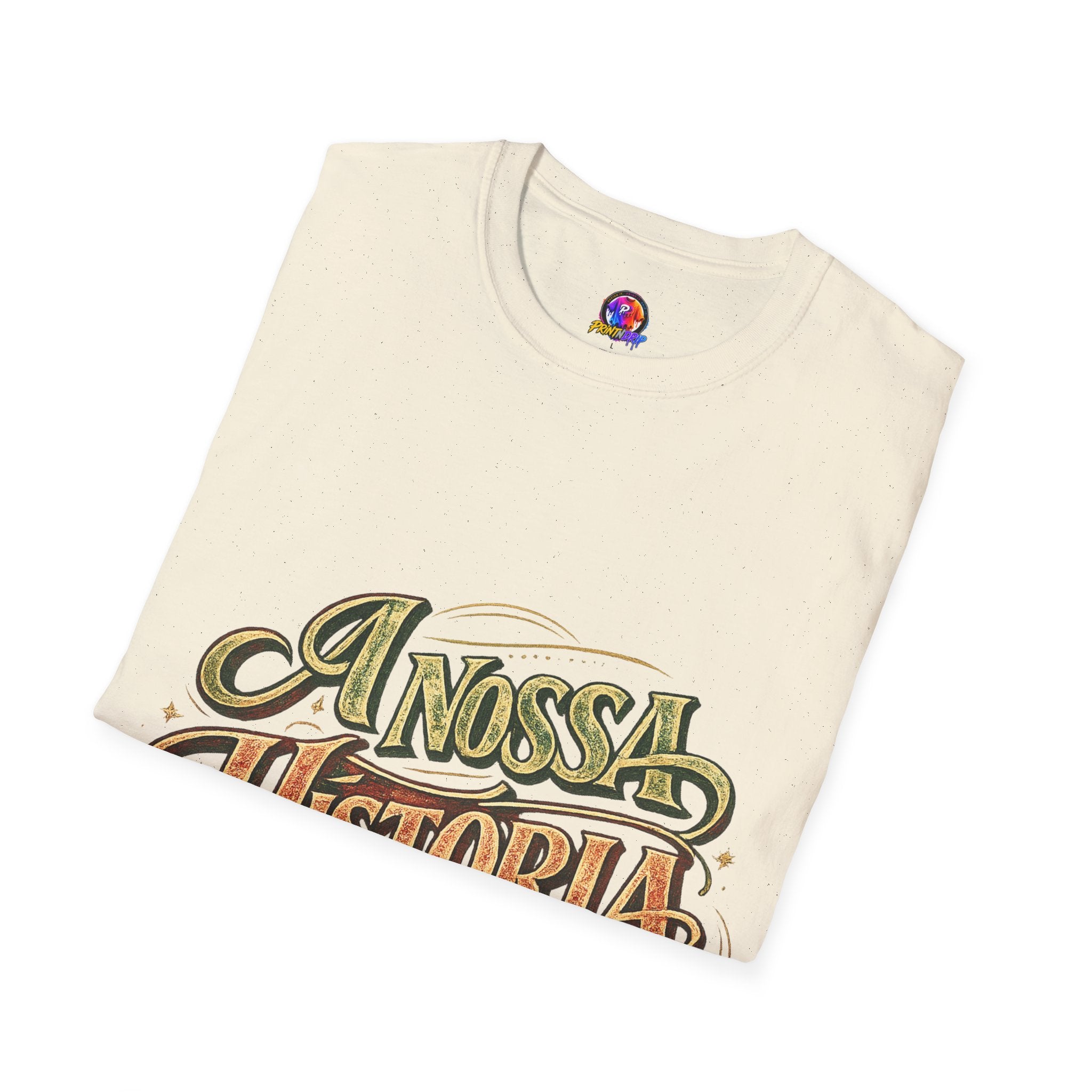 Portugal T-Shirt — "A Nossa História" Vintage Compass Graphic Tee