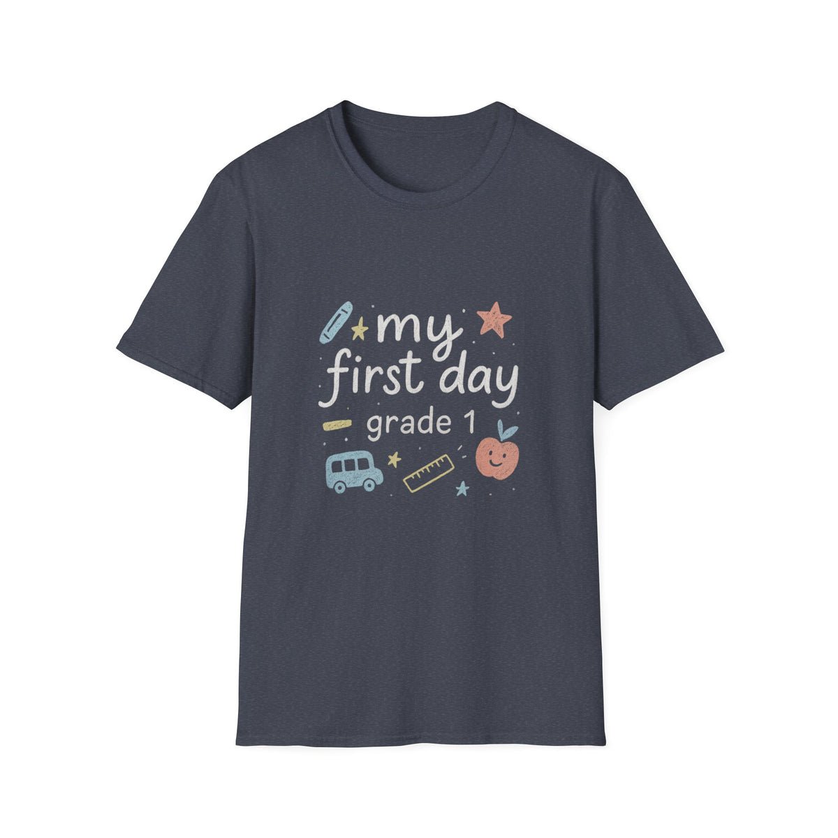 My First Day T‑Shirt — Cute Back-to-School Graphic Tee (My First Day, Grade 1) - Trending Now - August 2026