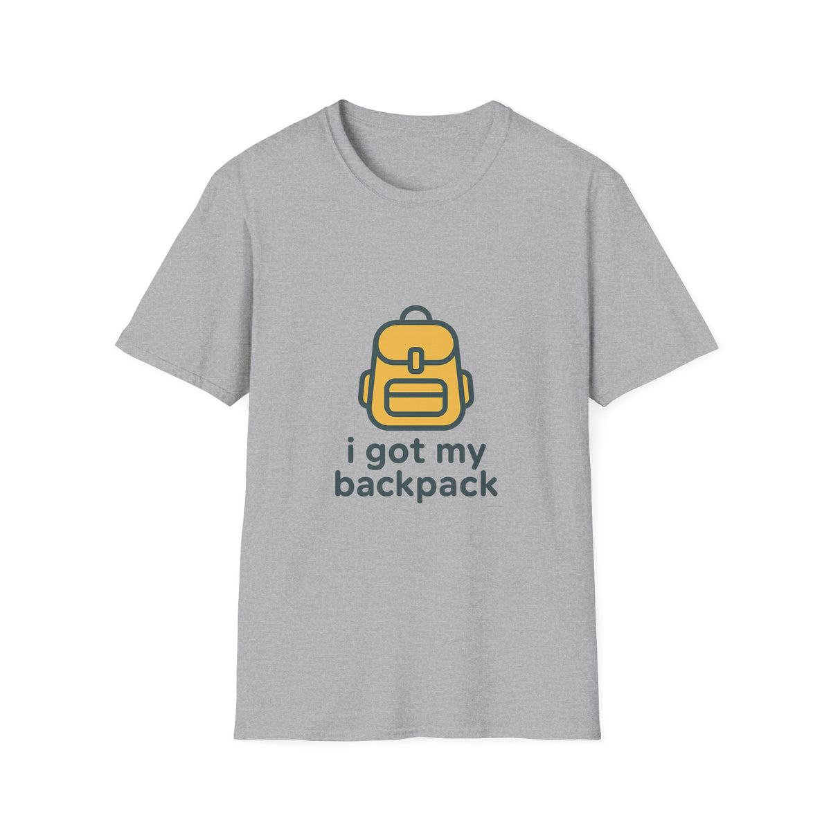 Minimalist Backpack Graphic T‑Shirt – Cute Tiny Backpack Logo Tee - Trending Now - August 2026
