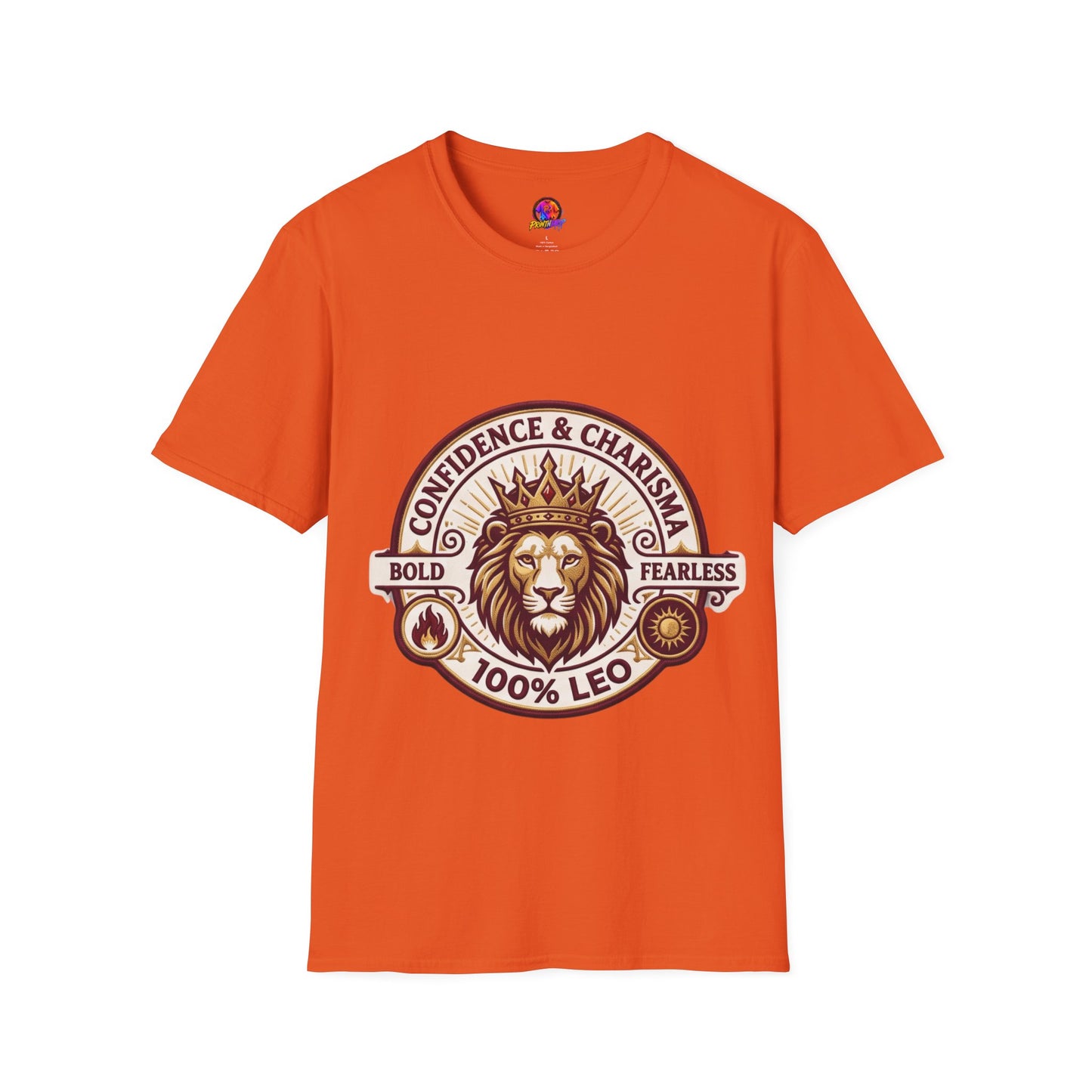 Leo Zodiac T-Shirt — Confidence & Charisma Lion Horoscope Tee