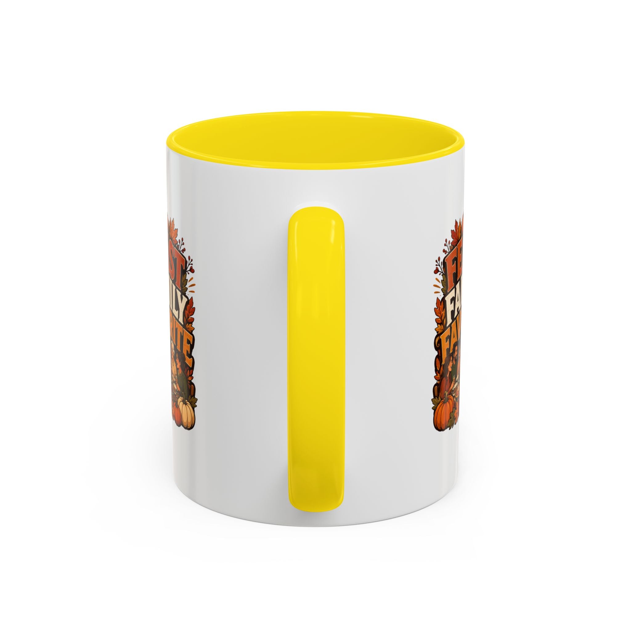 Thanksgiving Mug Feast Family Favorite Coffee Mug — Thanksgiving Pumpkin Autumn Design