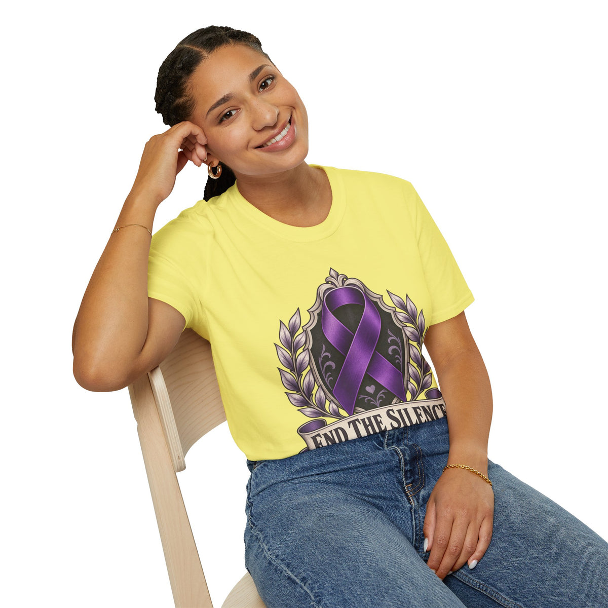 Find The Silence Domestic Violence Awareness T-Shirt