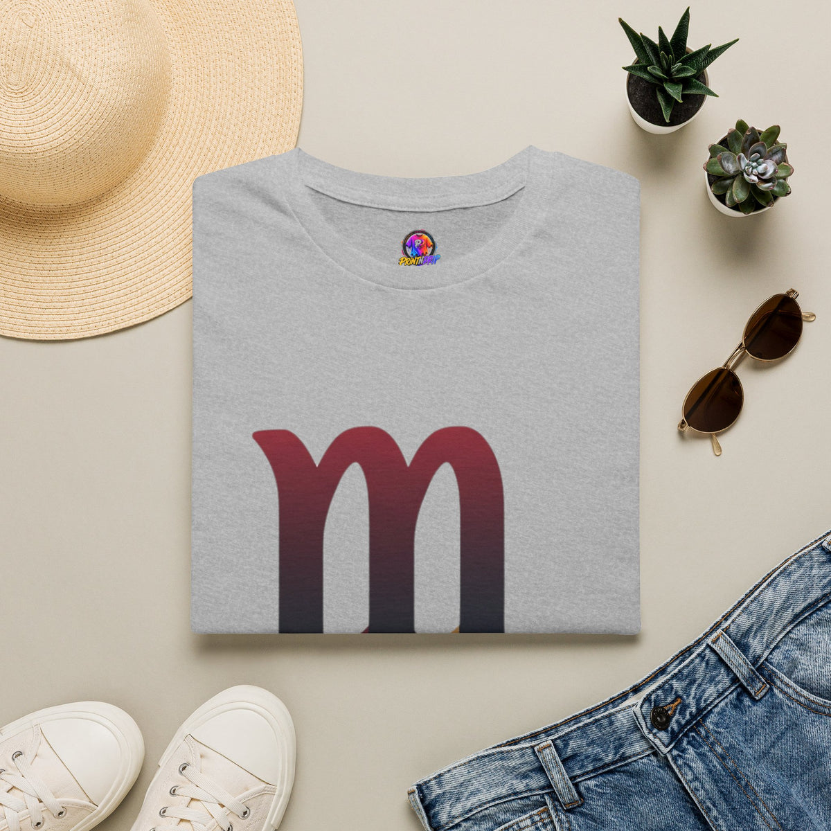 Scorpio Drip Symbol T-Shirt — Zodiac Scorpion Astrology Tee
