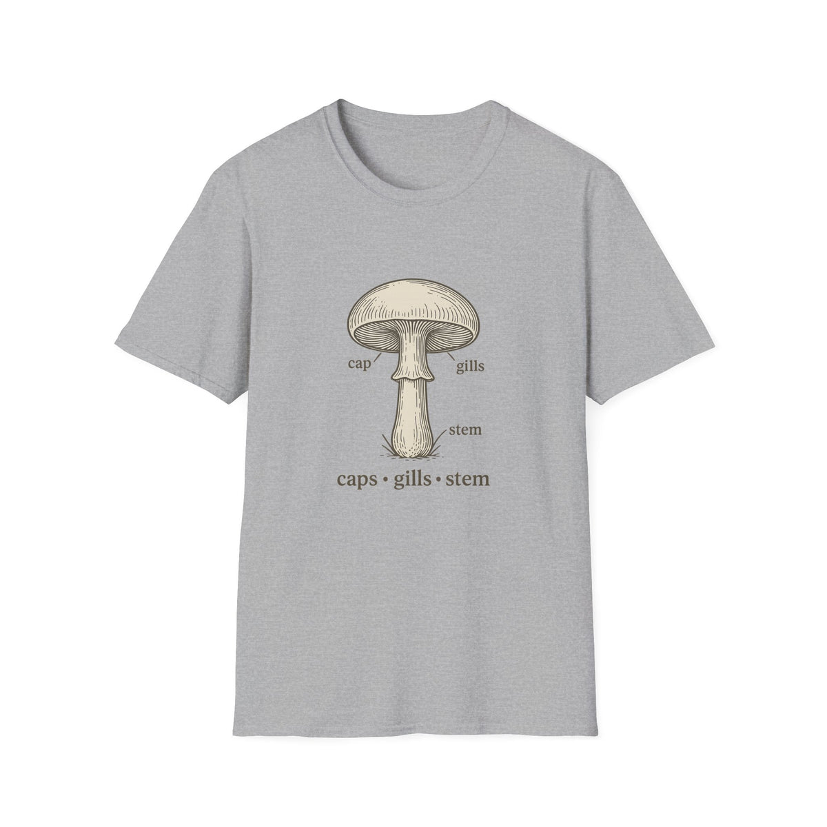 Minimal Mushroom Tee — Vintage Botanical Mushroom Graphic T‑Shirt - Trending Now - August 2026