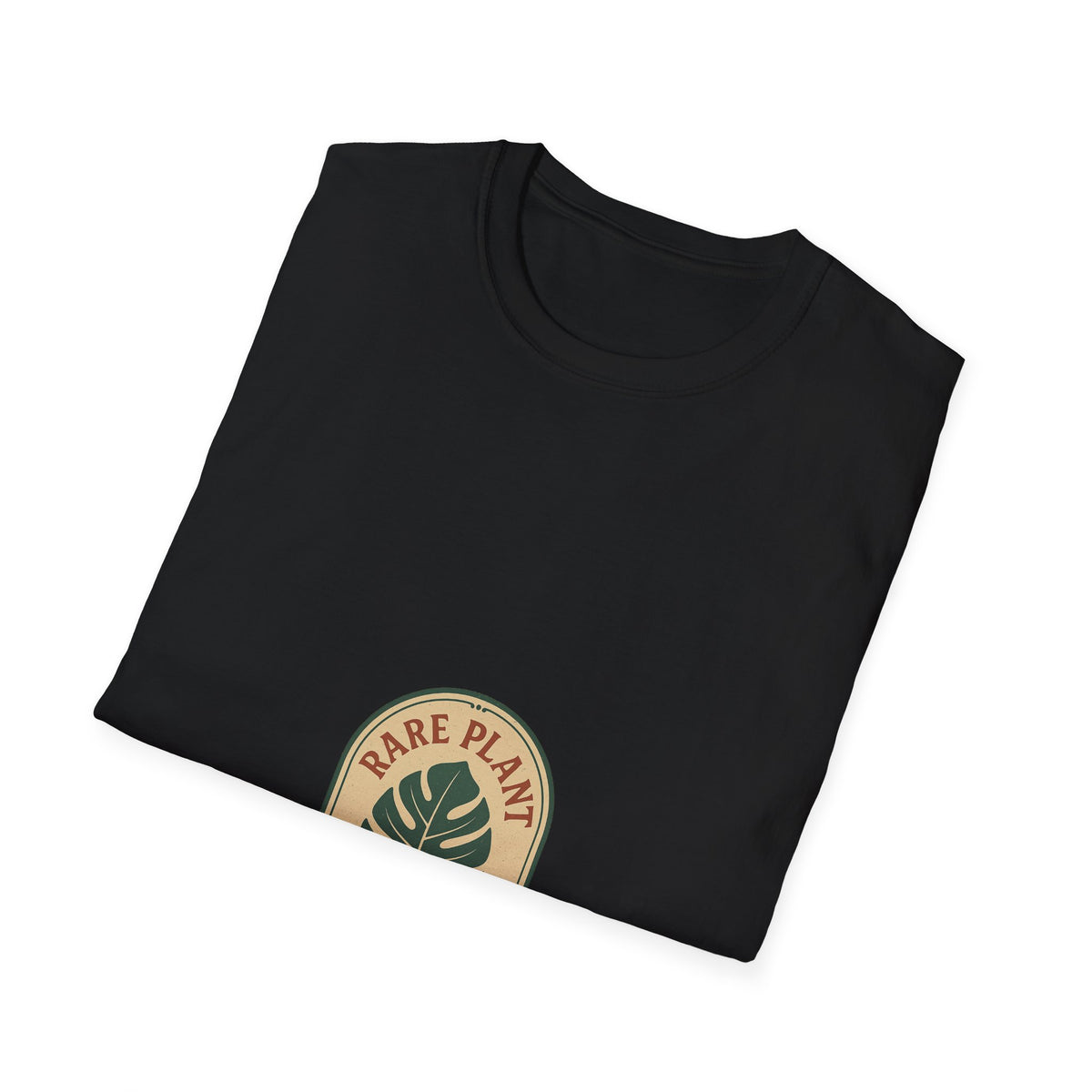 "Rare Plant Collector" Monstera Leaf Emblem Tee - Vintage Aesthetic Houseplant Hunter White T-Shirt - Trending Now - September 2026