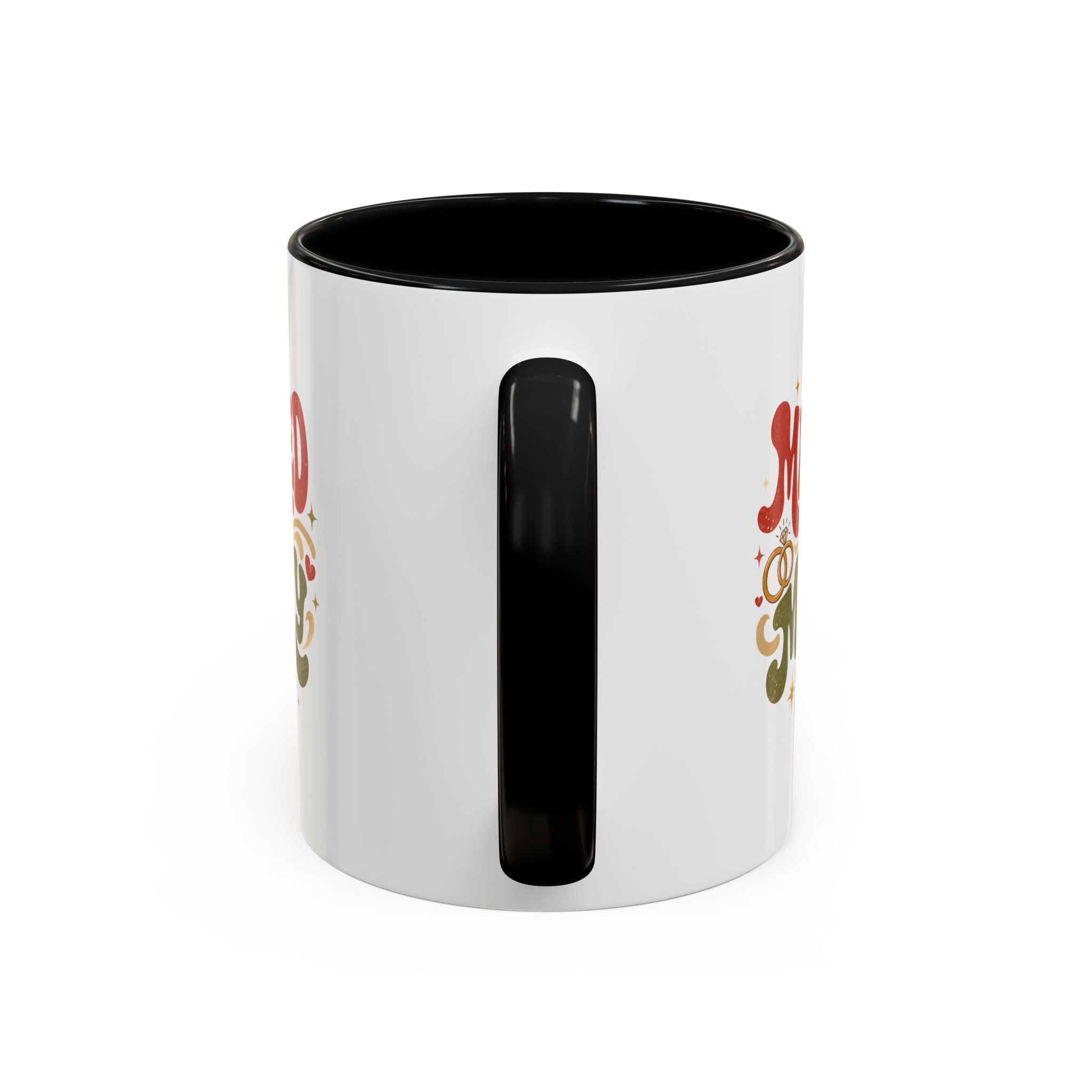 Christmas Married and Merry Christmas Coffee Mug — Holiday Accent Mug