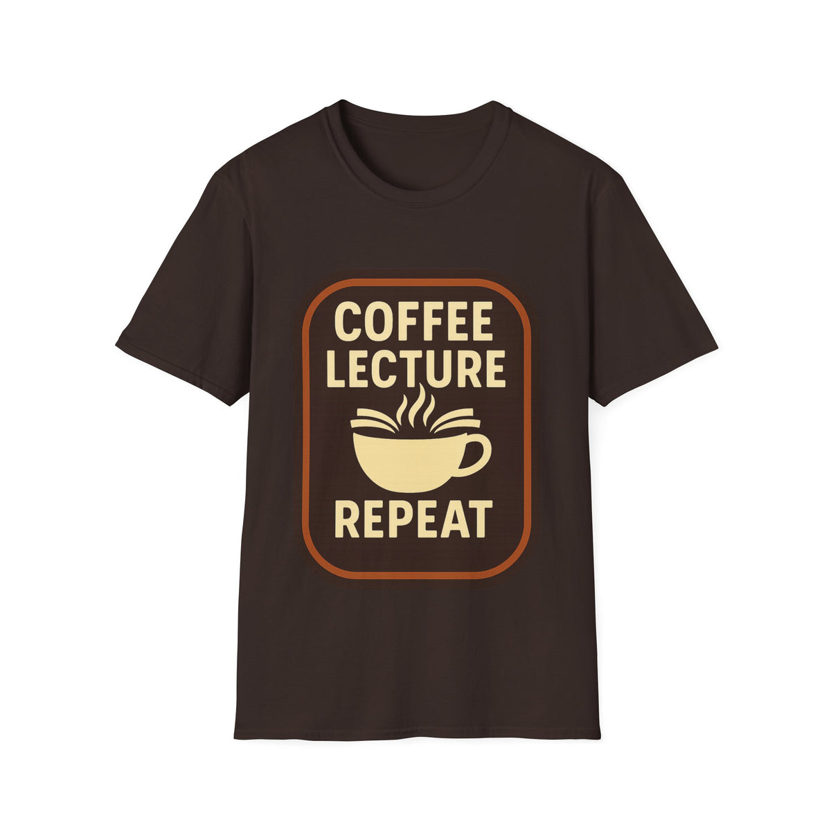 Coffee Lecture Repeat T‑Shirt — Funny Professor Coffee Tee for Teachers & Students - Trending Now - August 2026