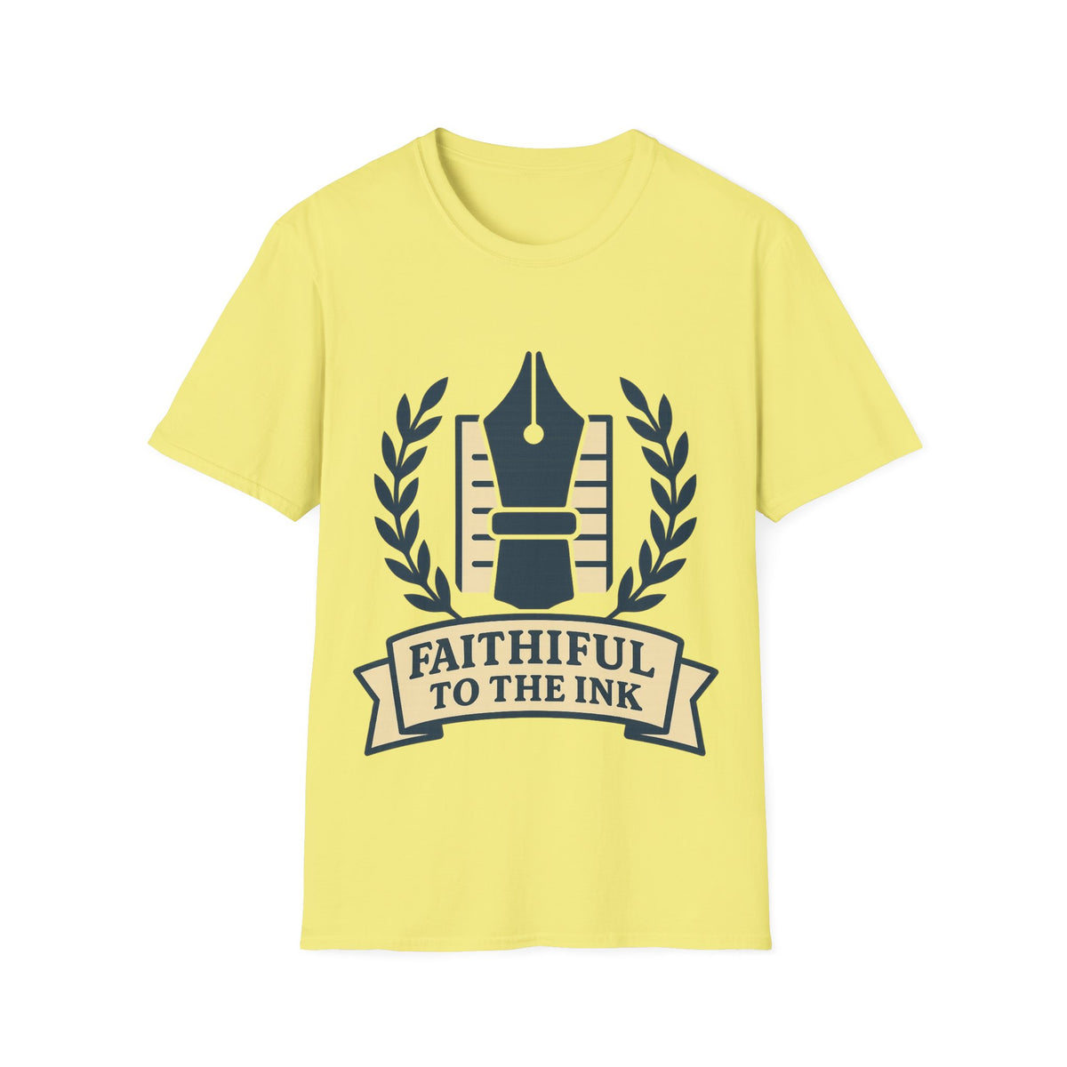 "Faithful To The Ink" Vintage Fountain Pen Tee | Retro Author Writer T-Shirt - Trending Now - September 2026
