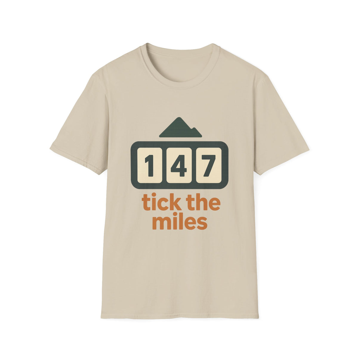 T-Shirt — 'Tick the Miles' Mileage Counter Graphic Tee - Trending Now - September 2026