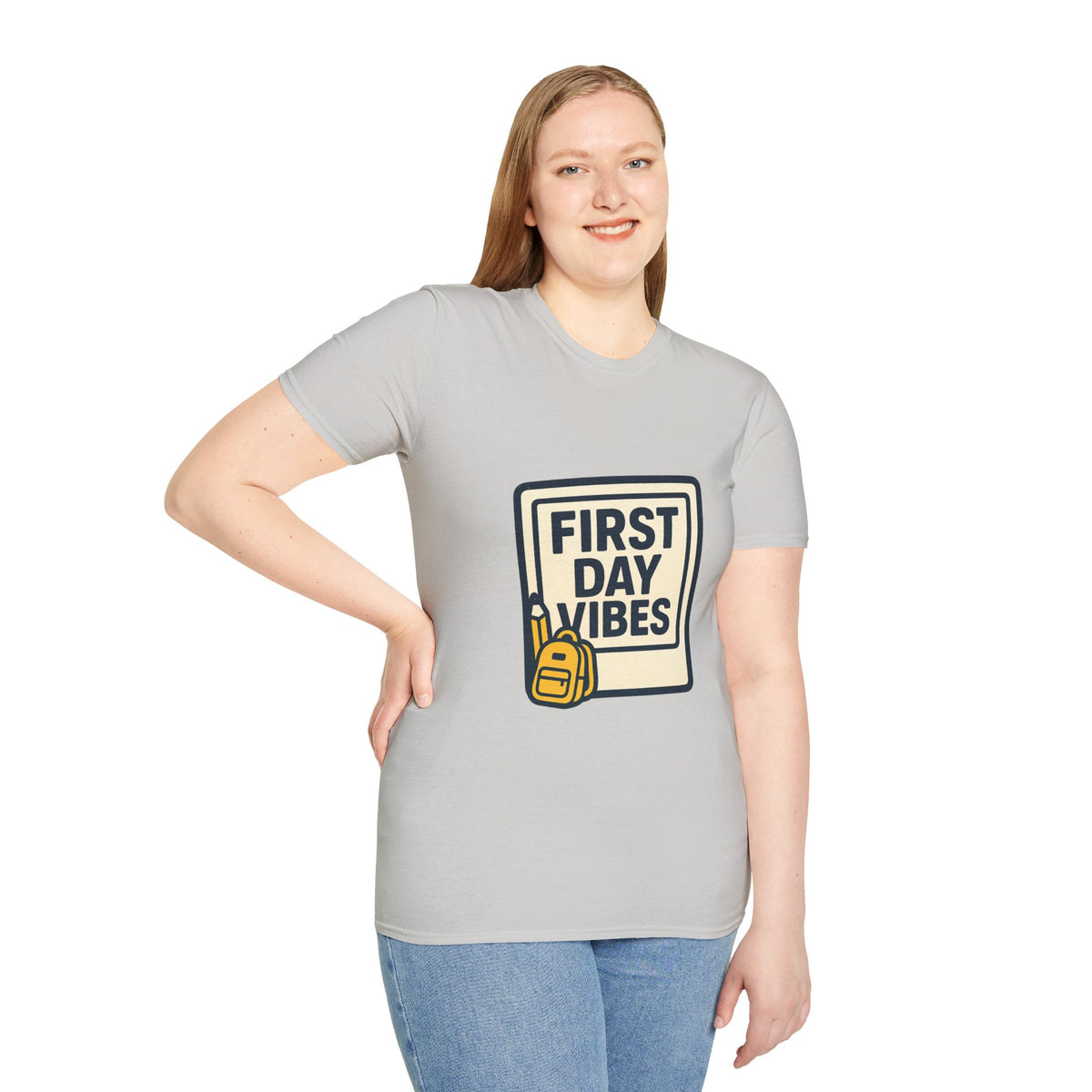 First Day Vibes T-Shirt — 'First Day' Retro Badge Tee - Trending Now - September 2026