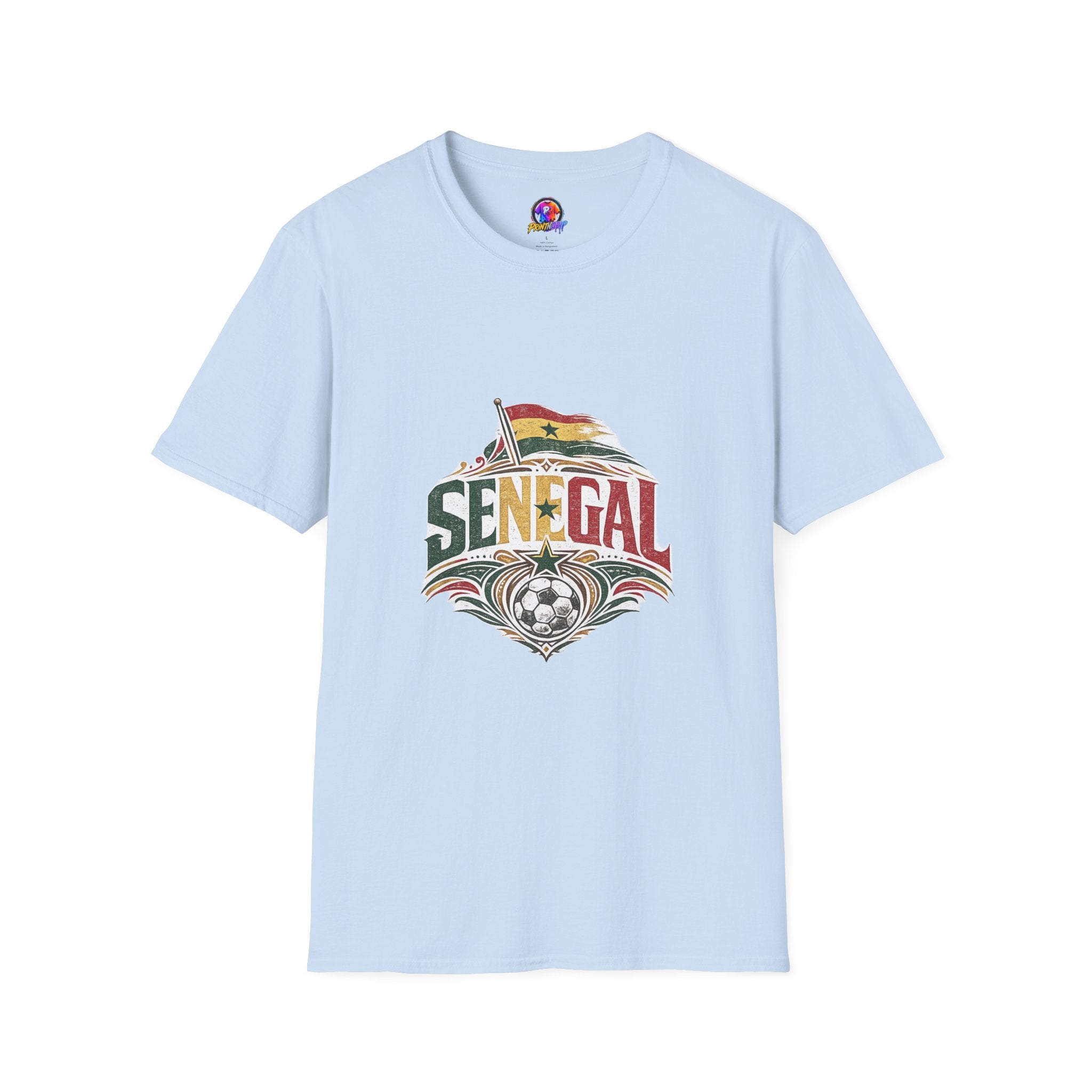 Senegal Flag Graphic T-Shirt — Vintage Senegal Pride Tee