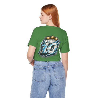 Buenos Aires Nights T‑Shirt — '10' Grunge Graphic Tee - Argentina No. 10