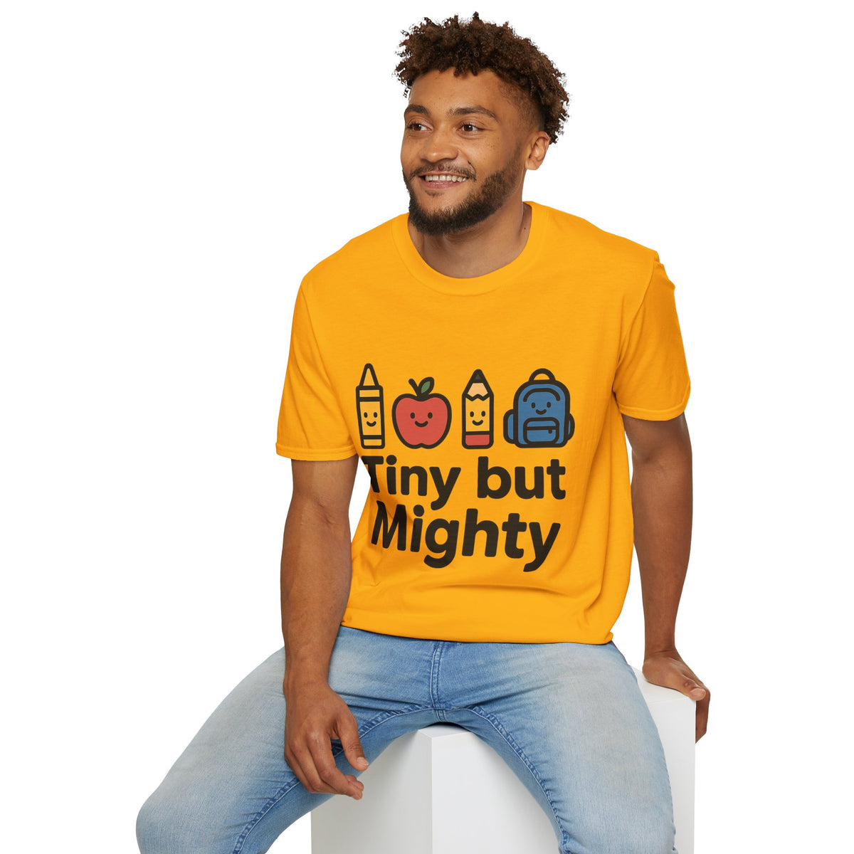 Cute School Supplies Graphic T‑Shirt — Pencil Apple Crayon Backpack Design - Trending Now - August 2026