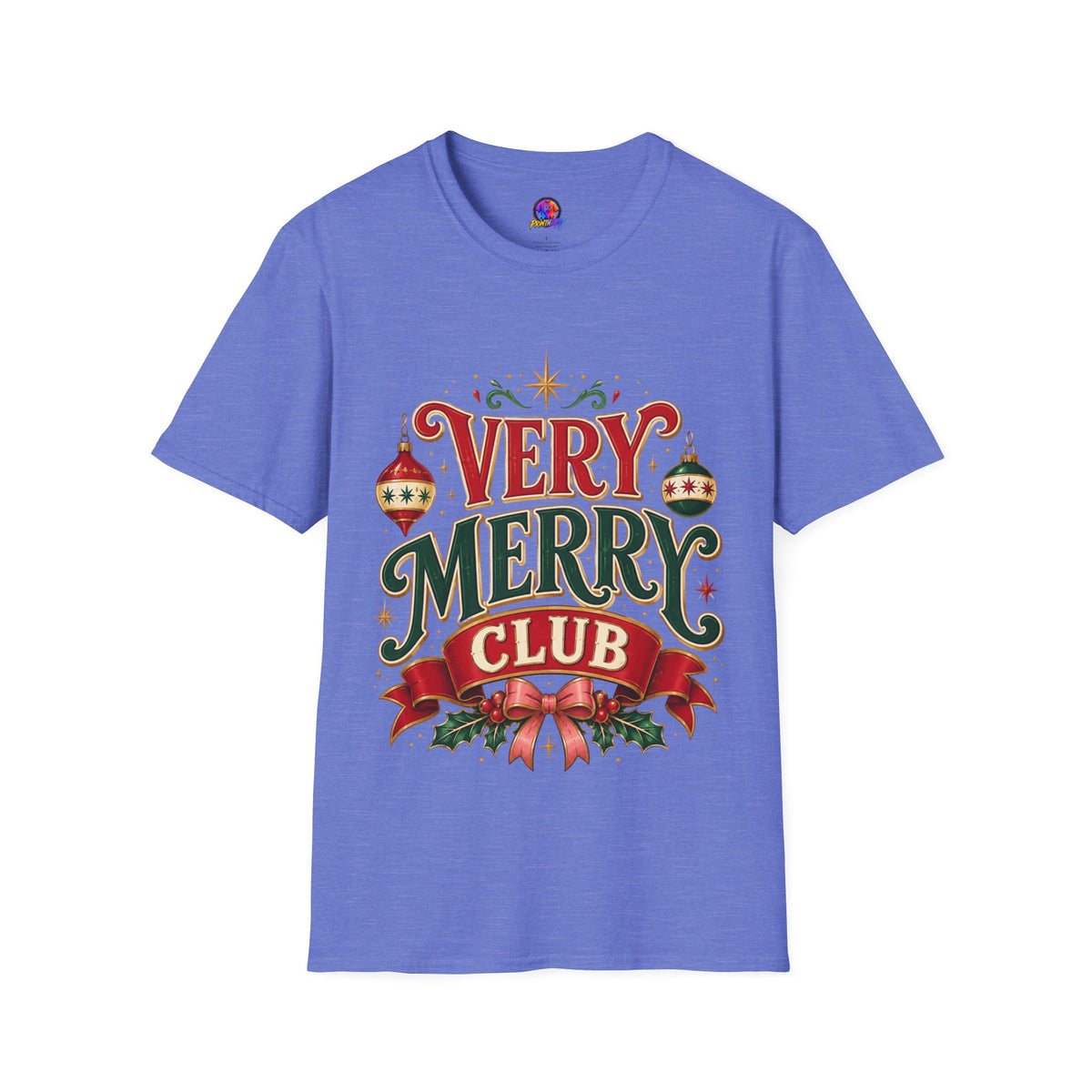 Very Merry Club T-Shirt — Festive Christmas Holiday Tee
