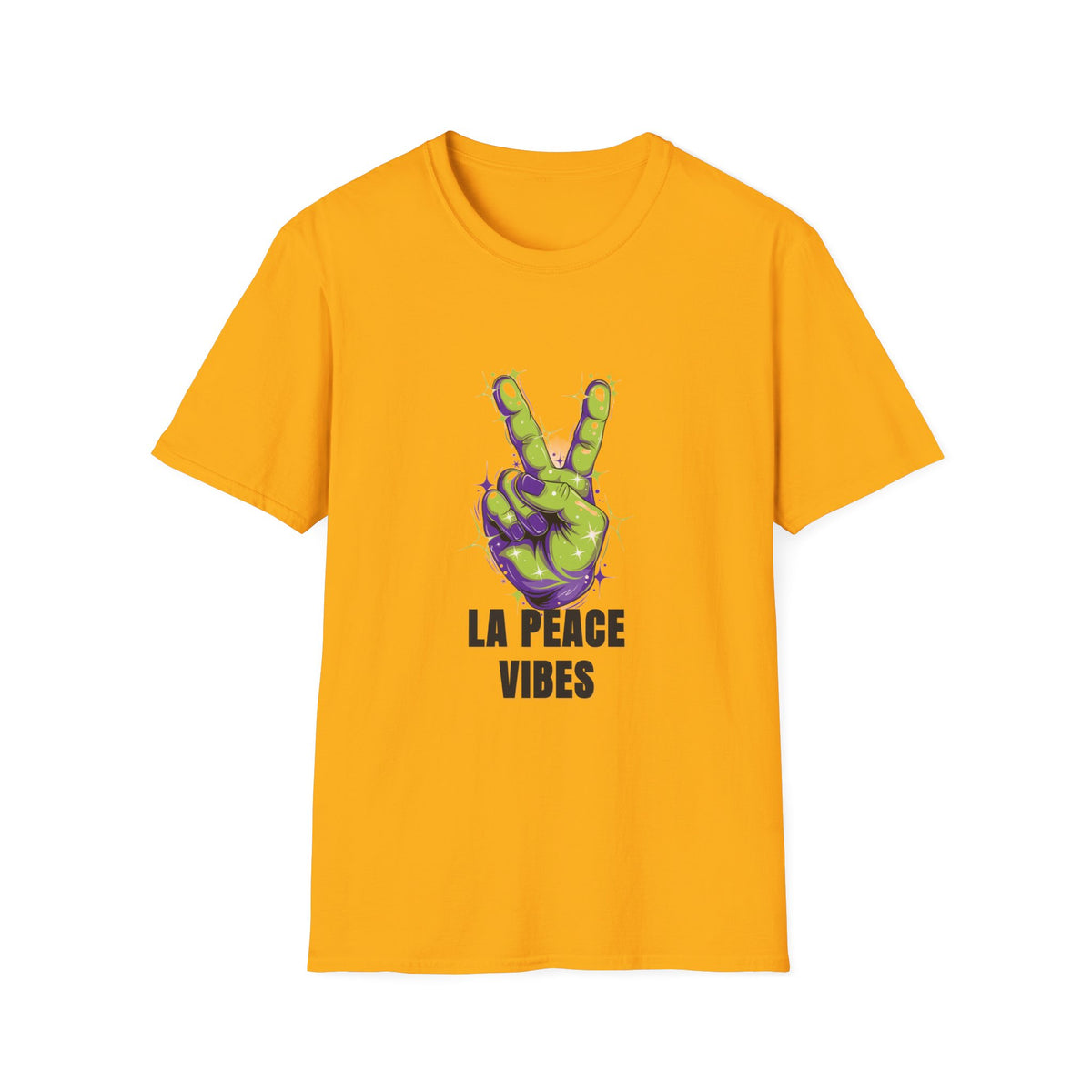 Peace Vibes T-Shirt — Green Alien Peace Sign Tee (La Peace Vibes) - Trending Now - August 2026
