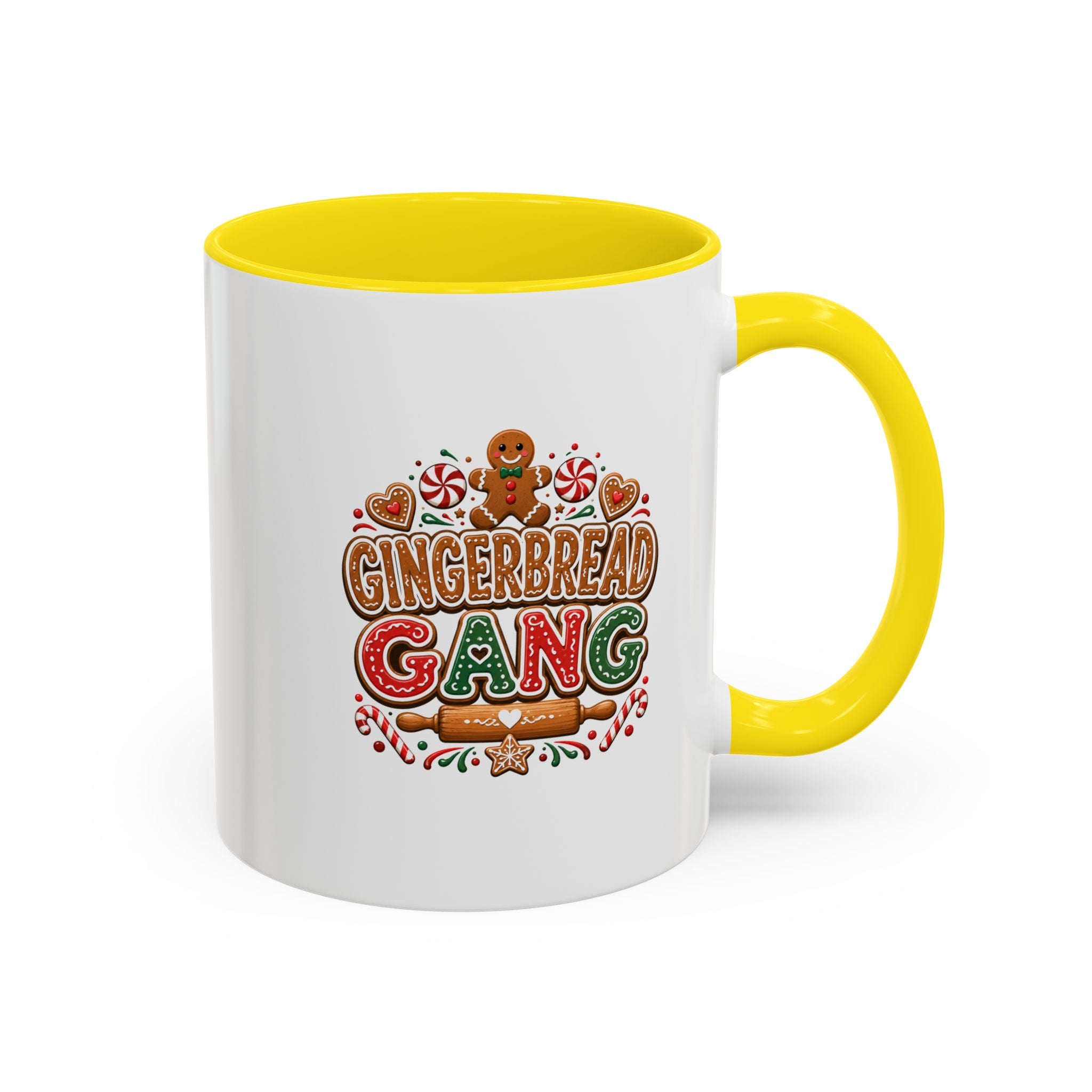 Gingerbread Gang Coffee Mug – Holiday Baking Christmas Cocoa Mug