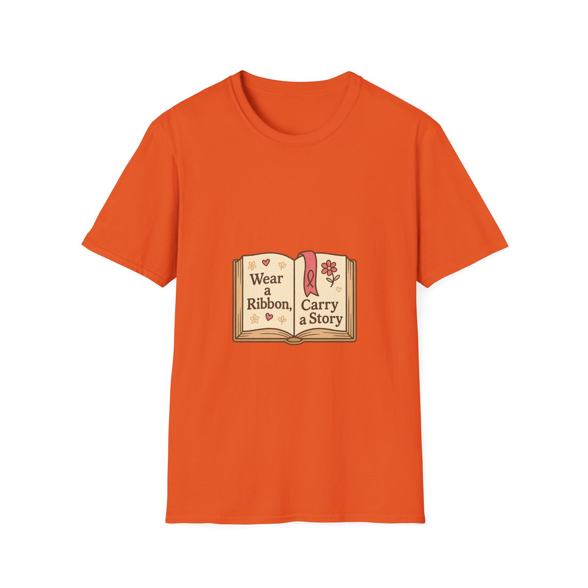 Book Lover T‑Shirt — "Wear a Ribbon, Carry a Story" Vintage Open Book Design - Trending Now - October 2026