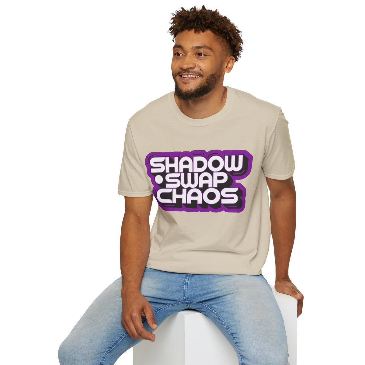 Shadow Swap Chaos T-Shirt — Retro Purple Gaming Graphic Tee - Trending Now - August 2026