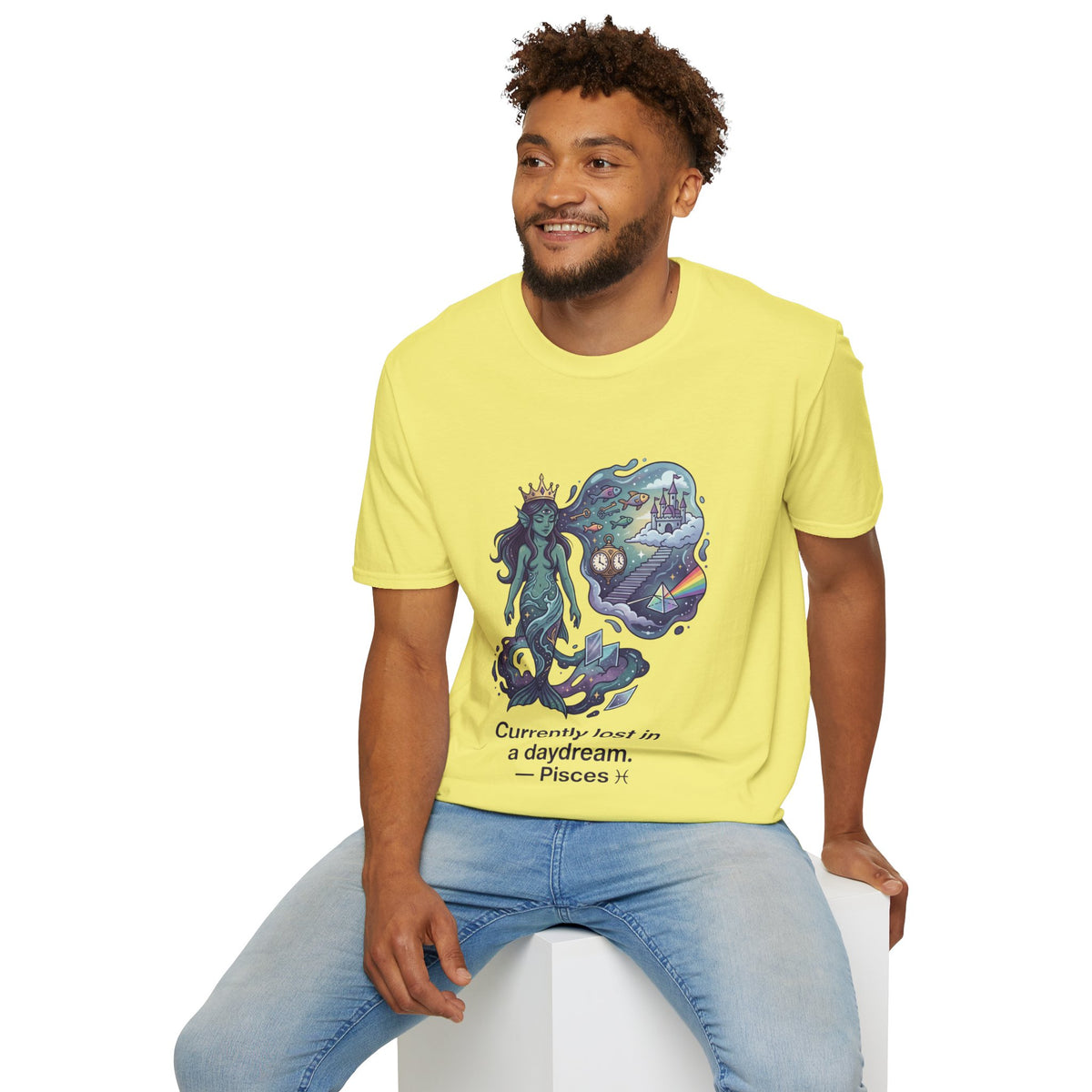 Pisces Daydream T-Shirt — 'Currently Lost in a Daydream' Zodiac Graphic Tee
